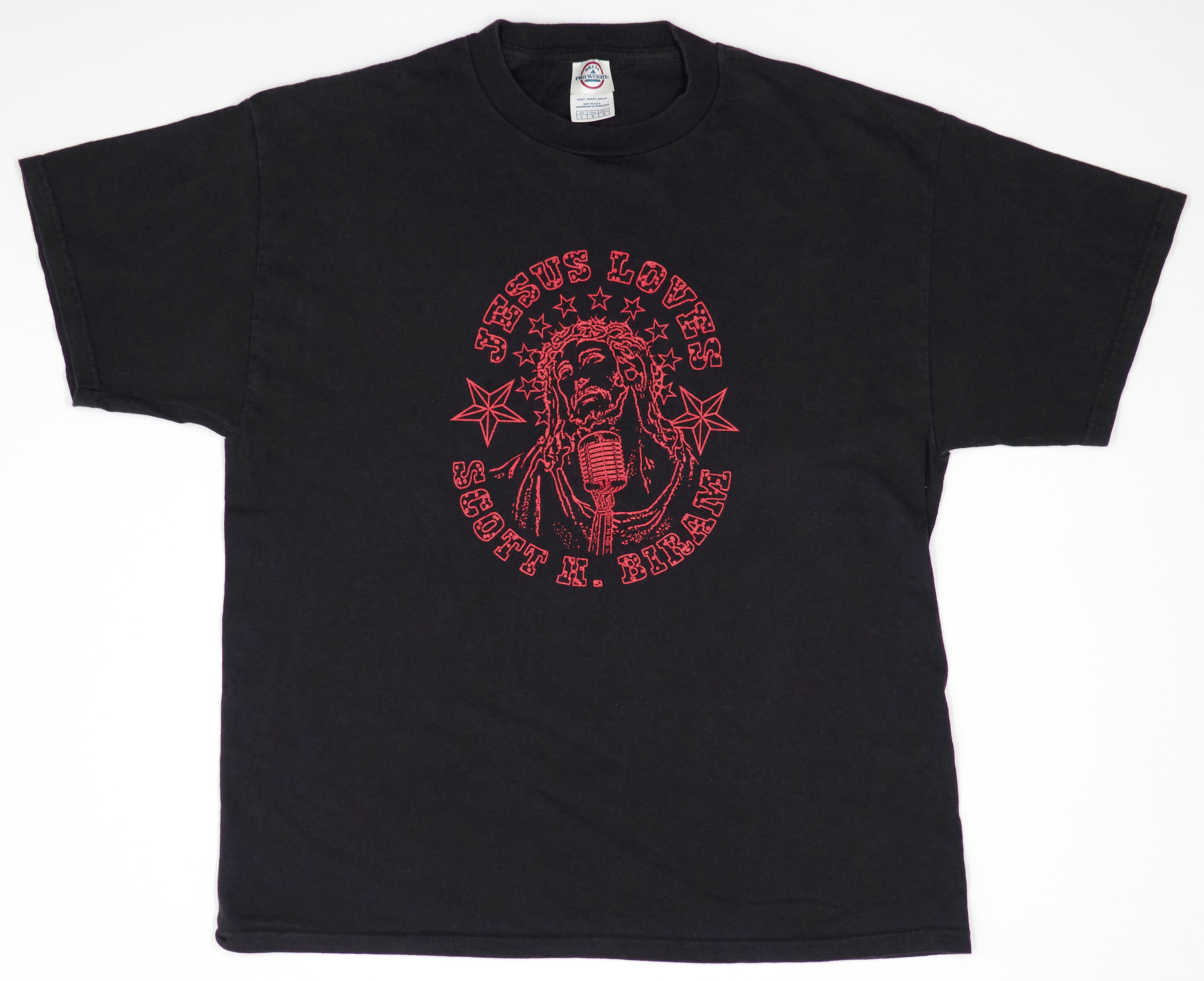 Scott H. Biram – Jesus Loves Nothin' But Blood 2014 Tour Shirt Size XL