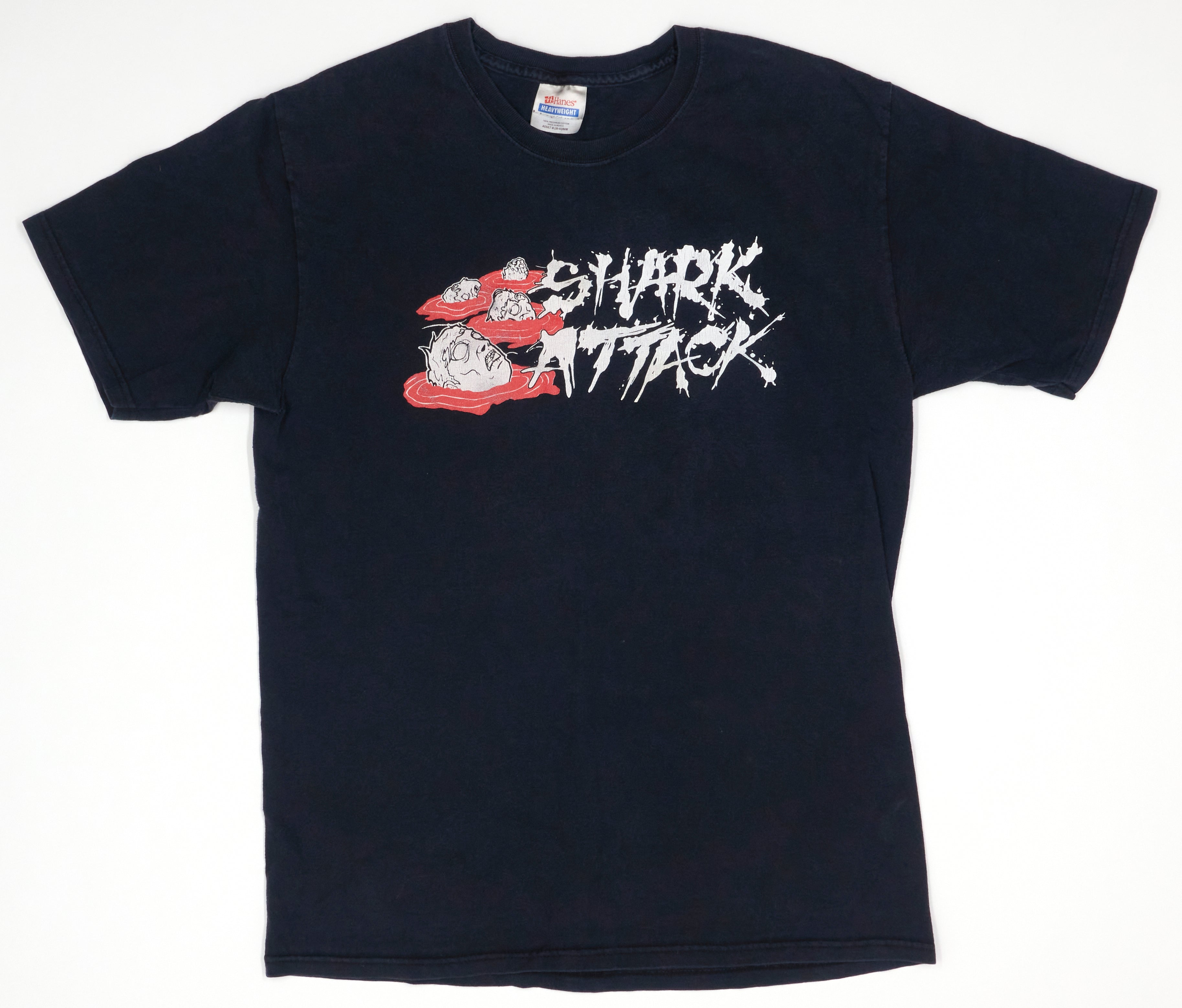 Shark Attack – Blood In The Water 2001 Tour Shirt Size Medium