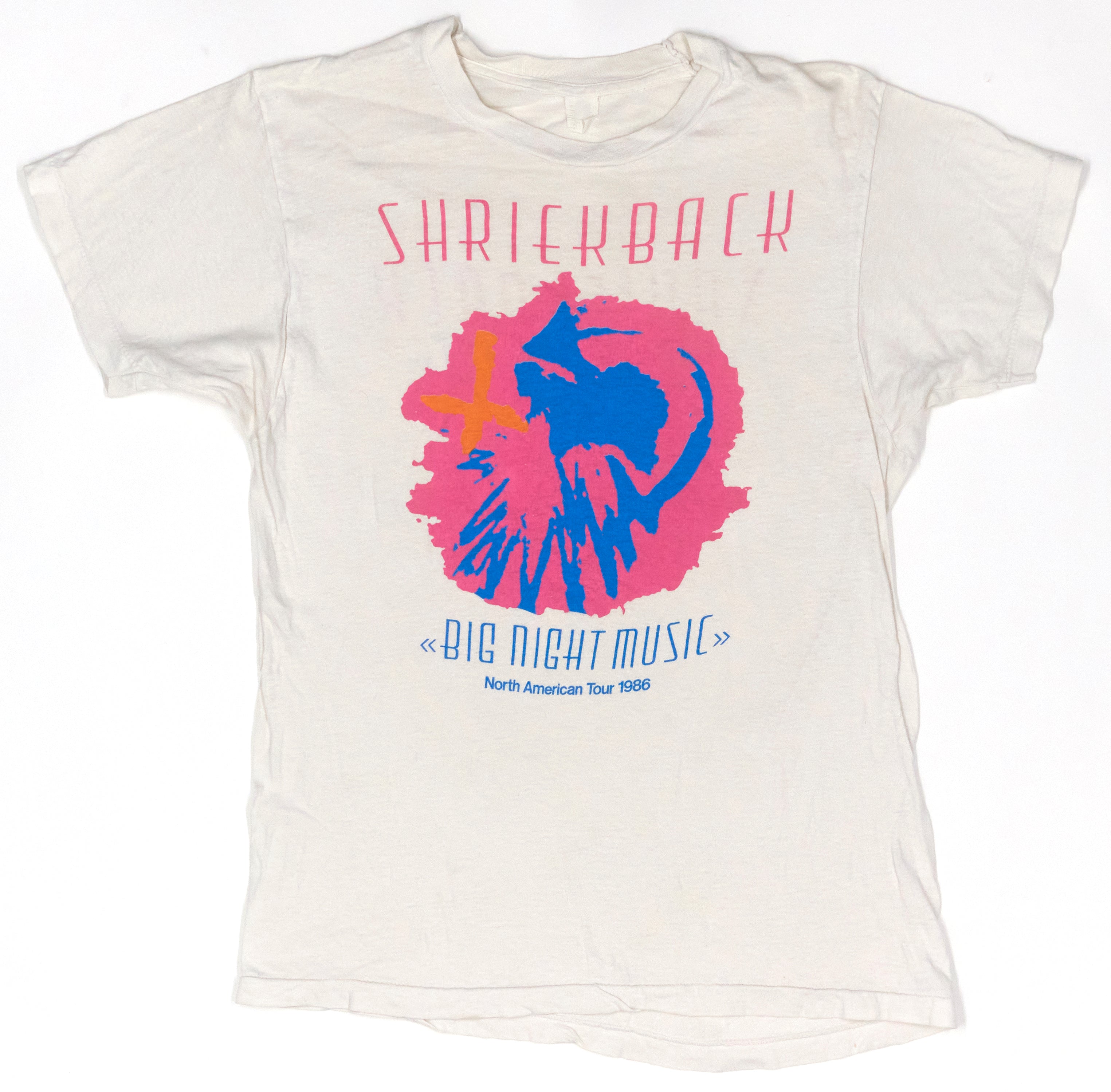 Shriekback – Big Night Music 1986 North American Tour Shirt Size Large