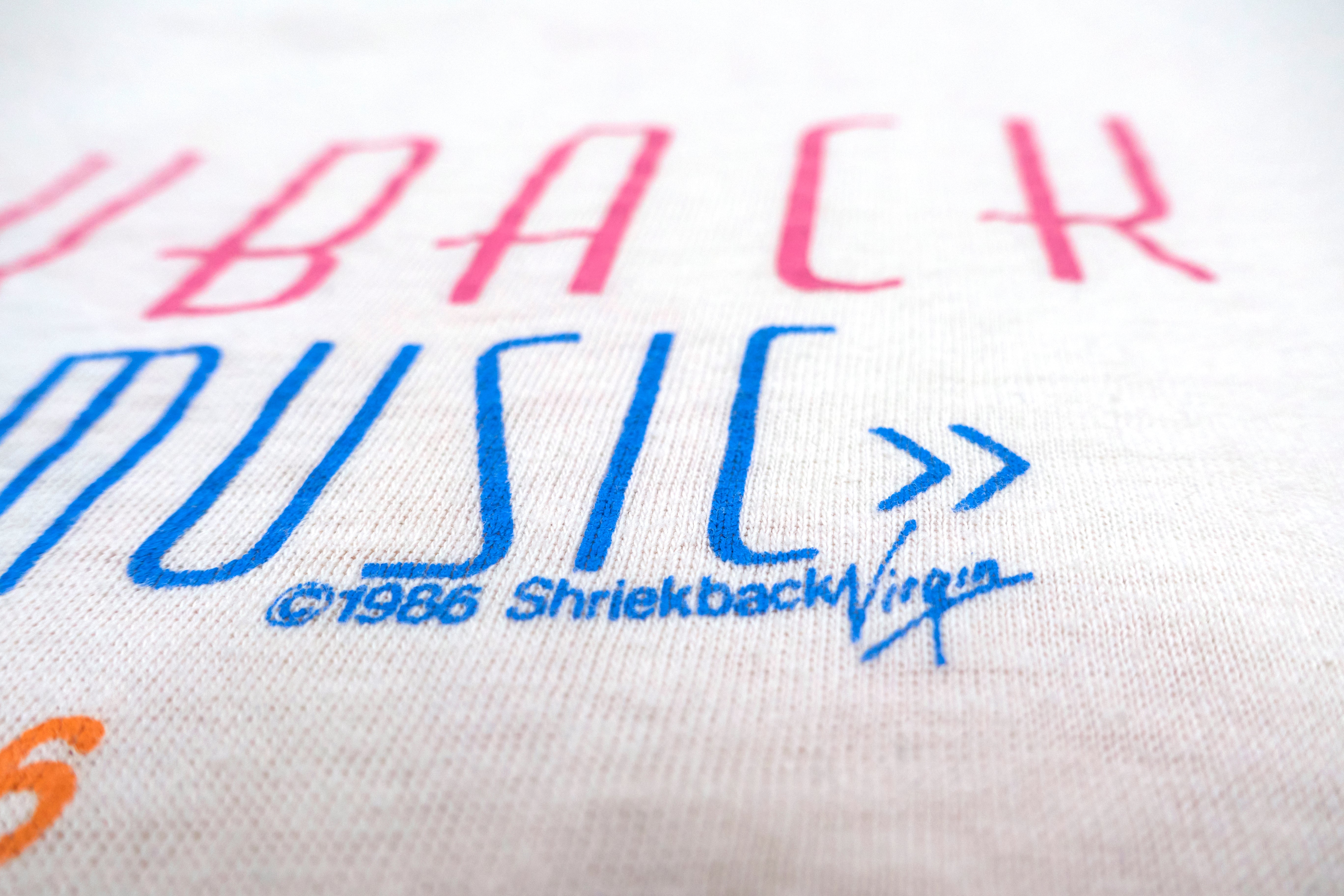 Shriekback – Big Night Music 1986 North American Tour Shirt Size Large