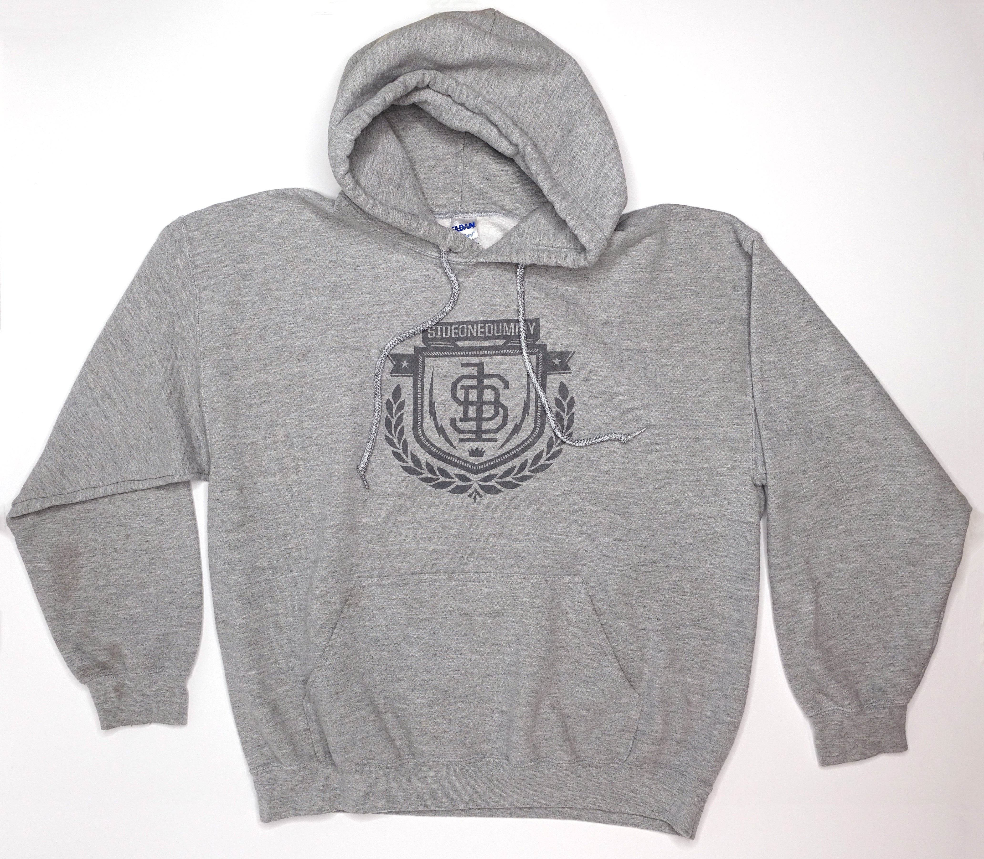 Side One Dummy Records – School Crest Hooded Sweat Shirt Size Large