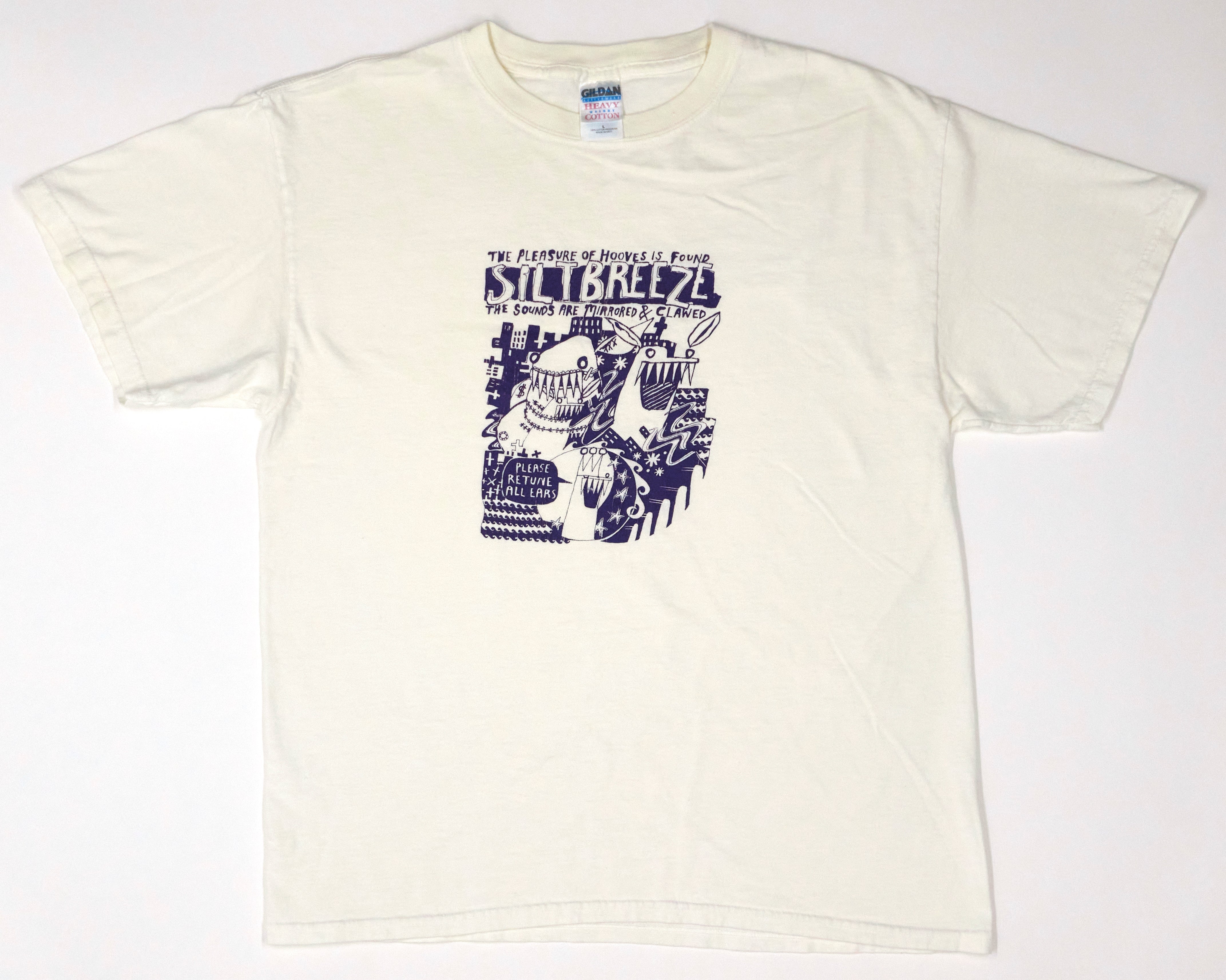 Siltbreeze Records - Graham Lambkin design 90's Shirt Size Large