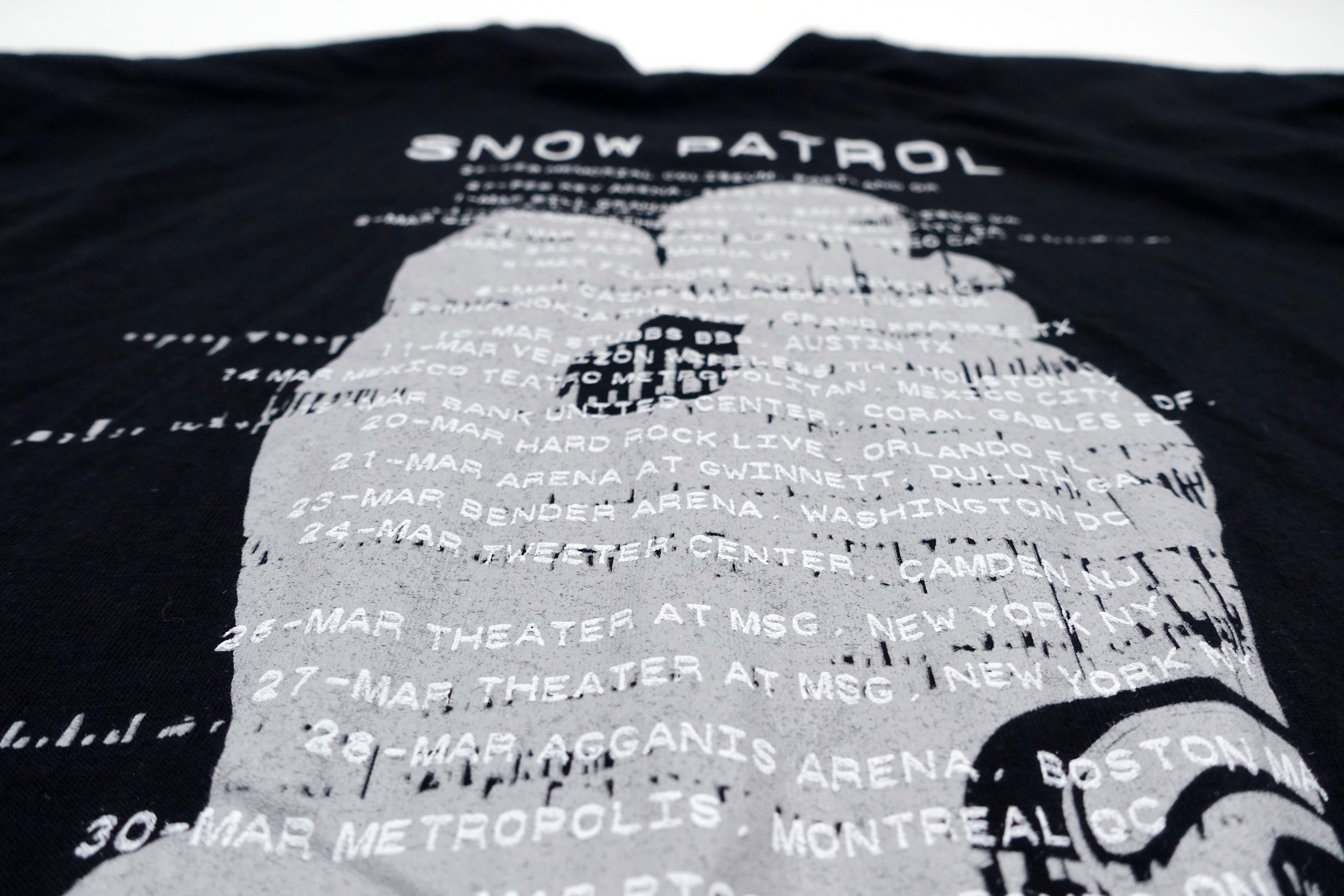 Snow Patrol – Eyes Open North American 2007 Tour Shirt Size XL