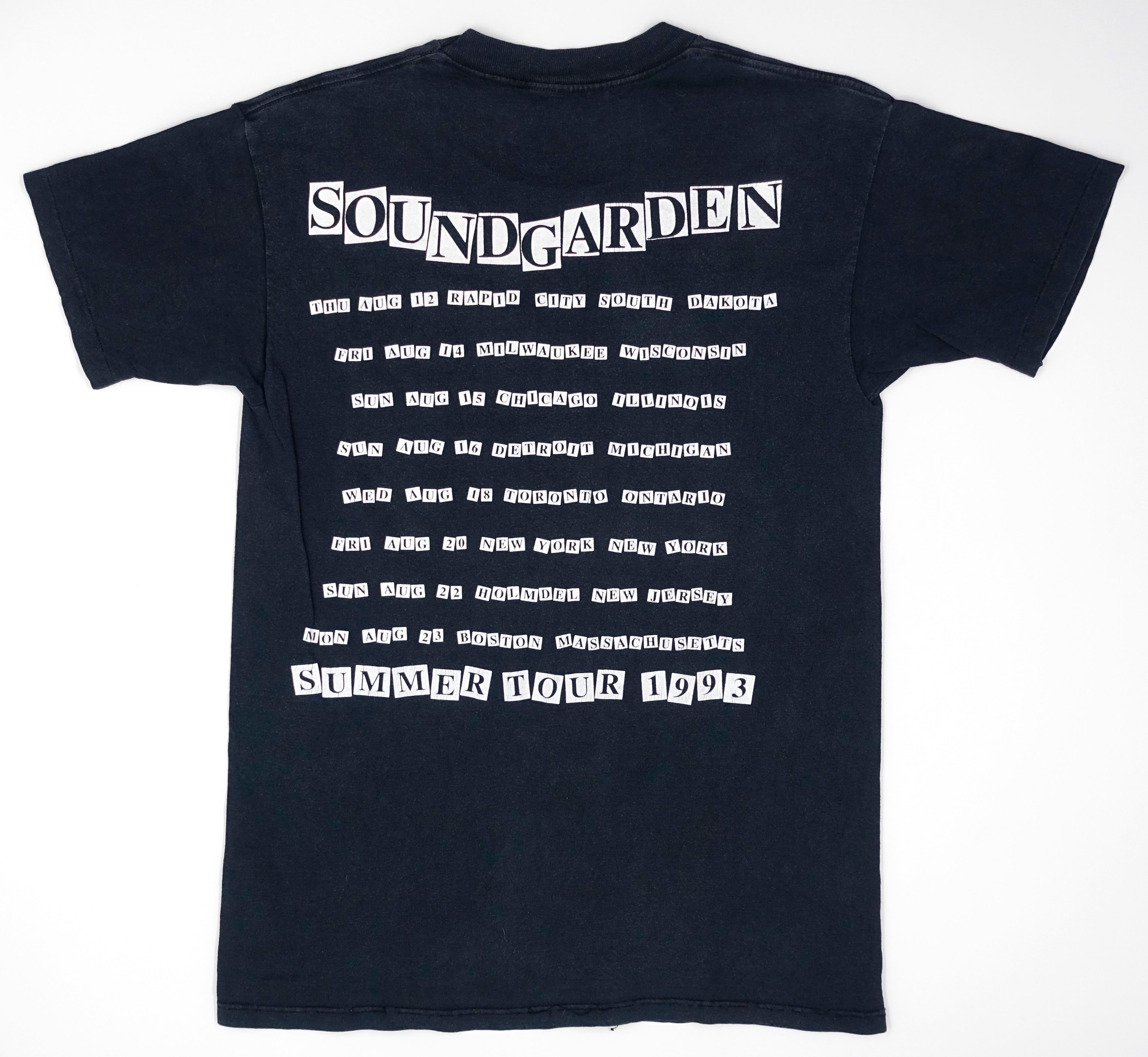 Soundgarden – Badmotorfinger 1993 US Summer Tour Shirt Size Large