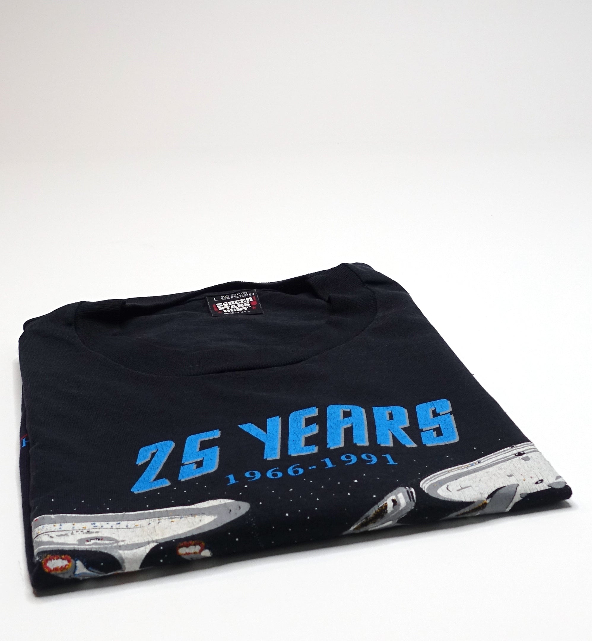 Star Trek - 25 Years 1966-1991 Shirt Size Large