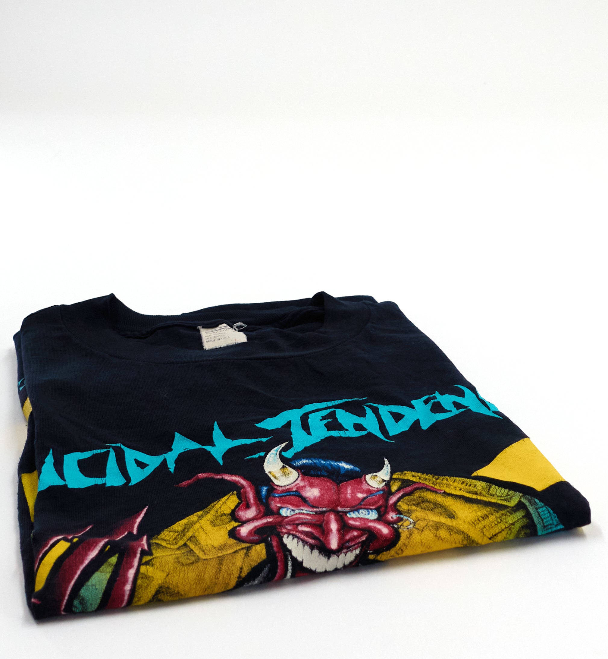 Suicidal Tendencies - You Can't Bring Me Down Touring 1990 US Tour Shirt Size Large