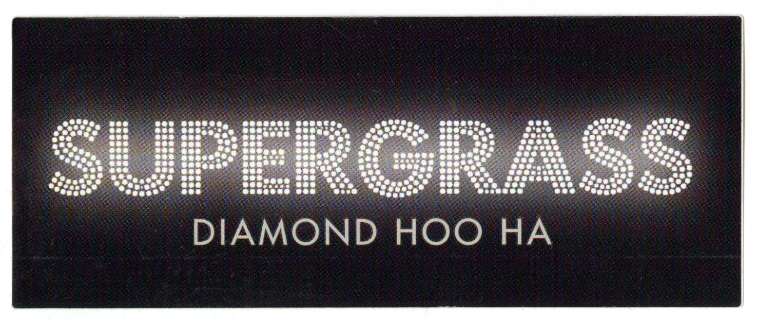 Supergrass - Diamond Hoo Ha 2008 Promo Sticker