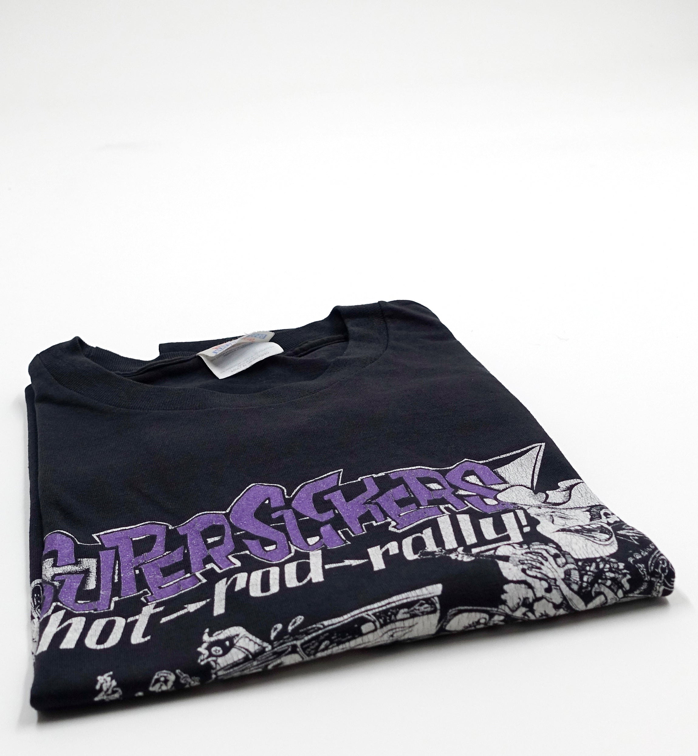 Supersuckers - Hot Rod Rally 1992 Hanes (Black) Tour Shirt Size XL