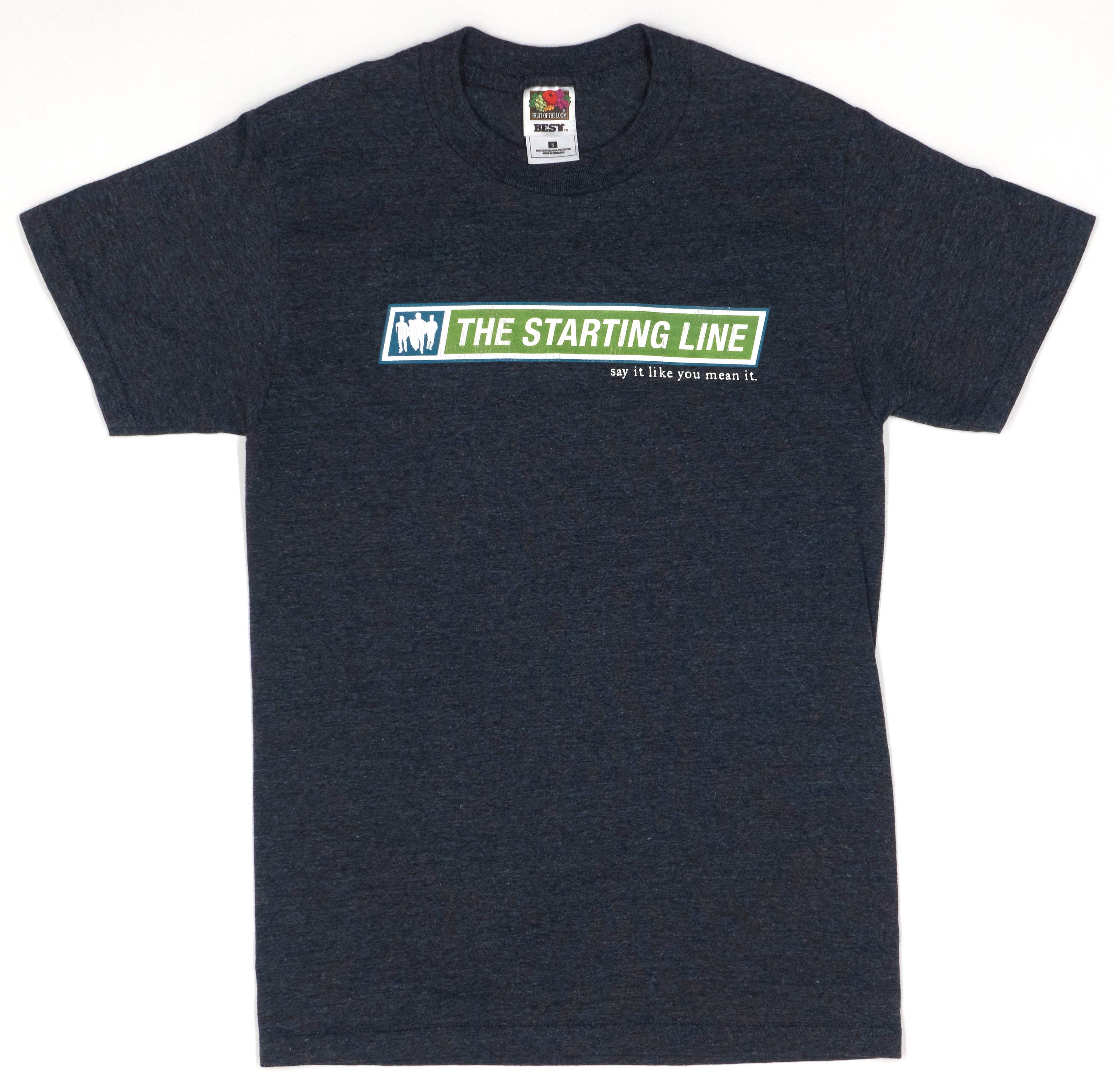 Starting Line – Say It Like You Mean It 2002 Tour Shirt Size Small