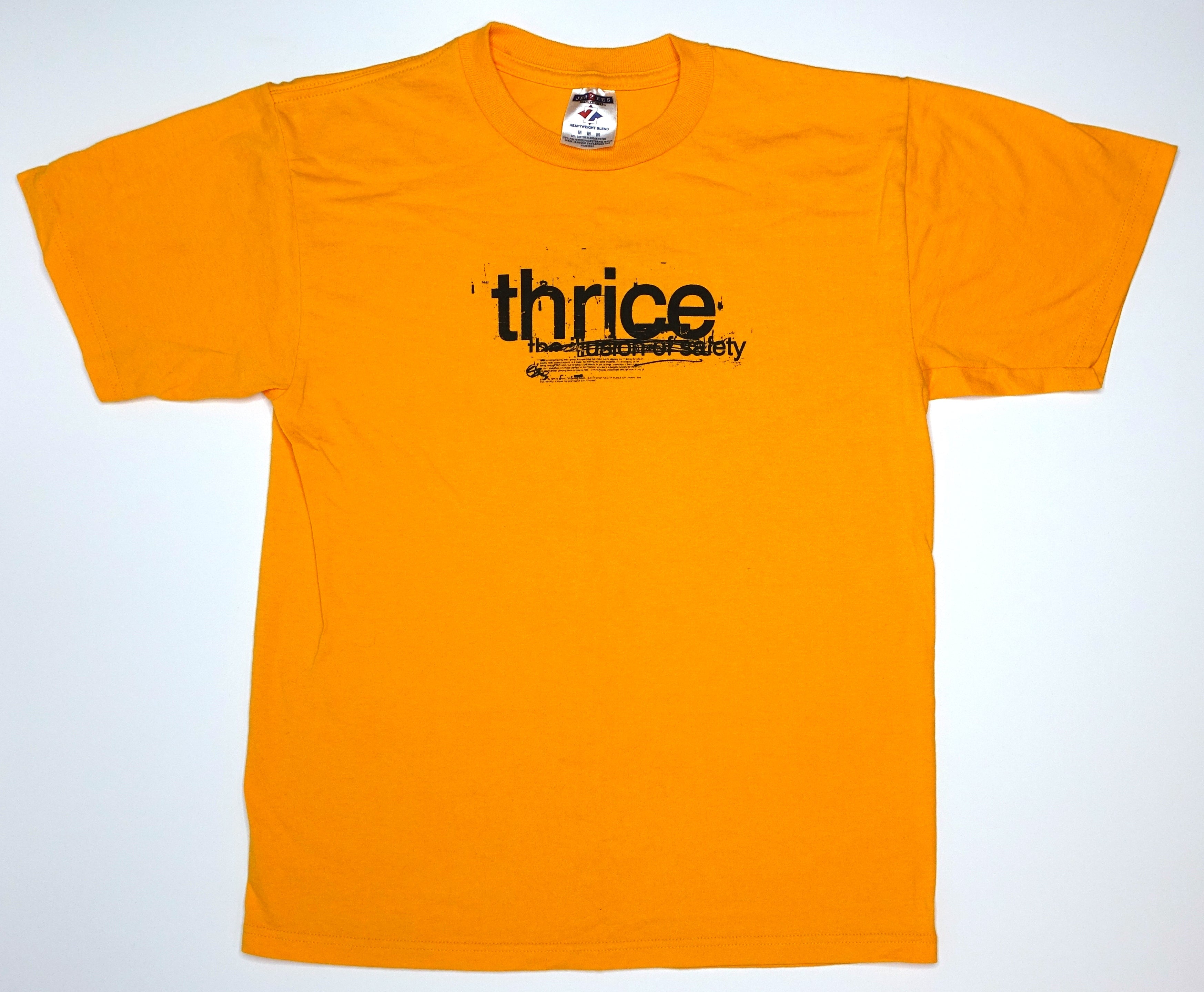 Thrice - The Illusion Of Safety 2002 Tour Shirt Size Medium