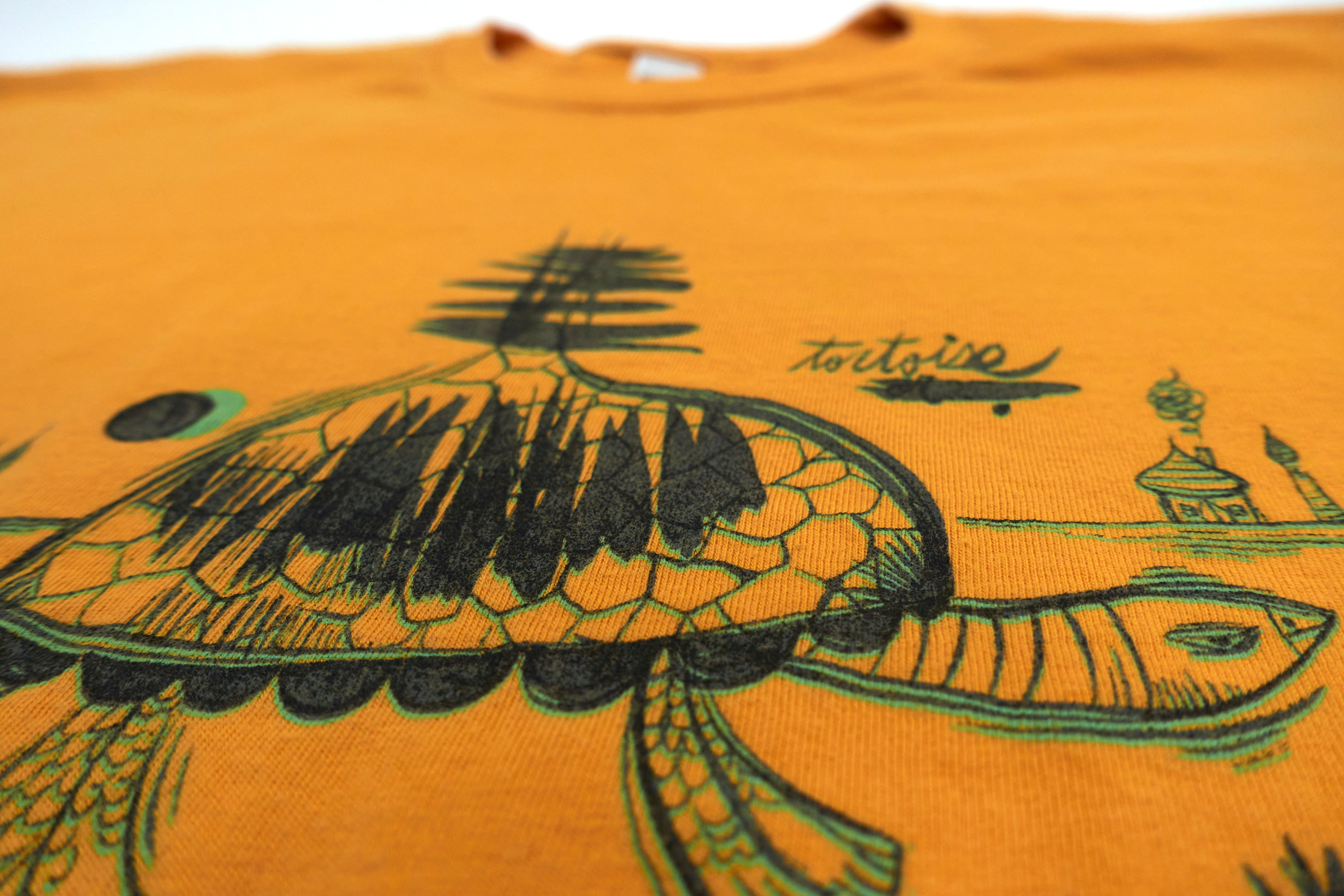 Tortoise – It's All Around You art by Thomas Campbell Tour Shirt Size XL