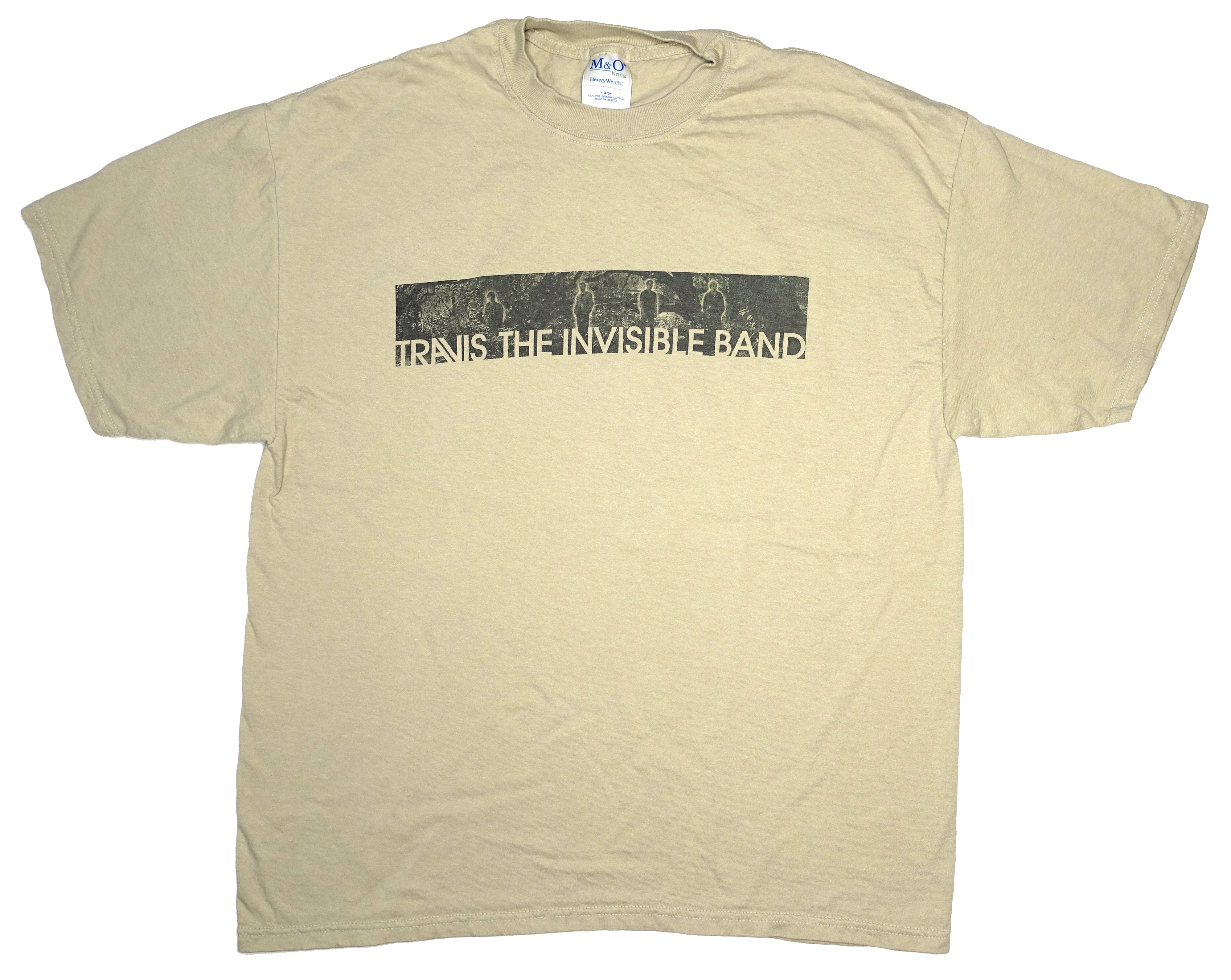 Travis – The Invisible Band 2001 Band Photo Tour Shirt Size XL
