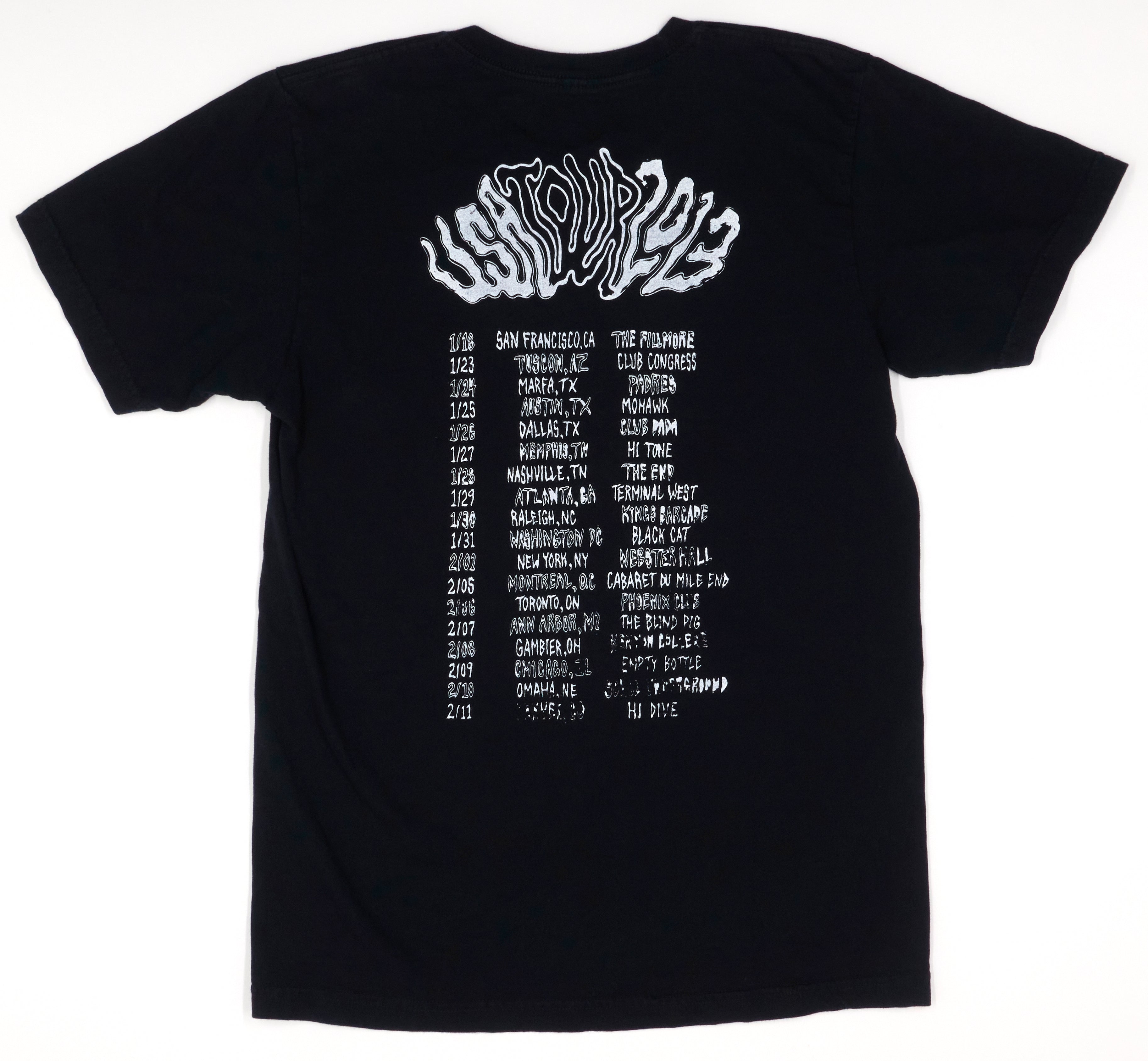 Ty Segall Band – Slaughterhouse 2013 Tour Shirt Black Size Medium