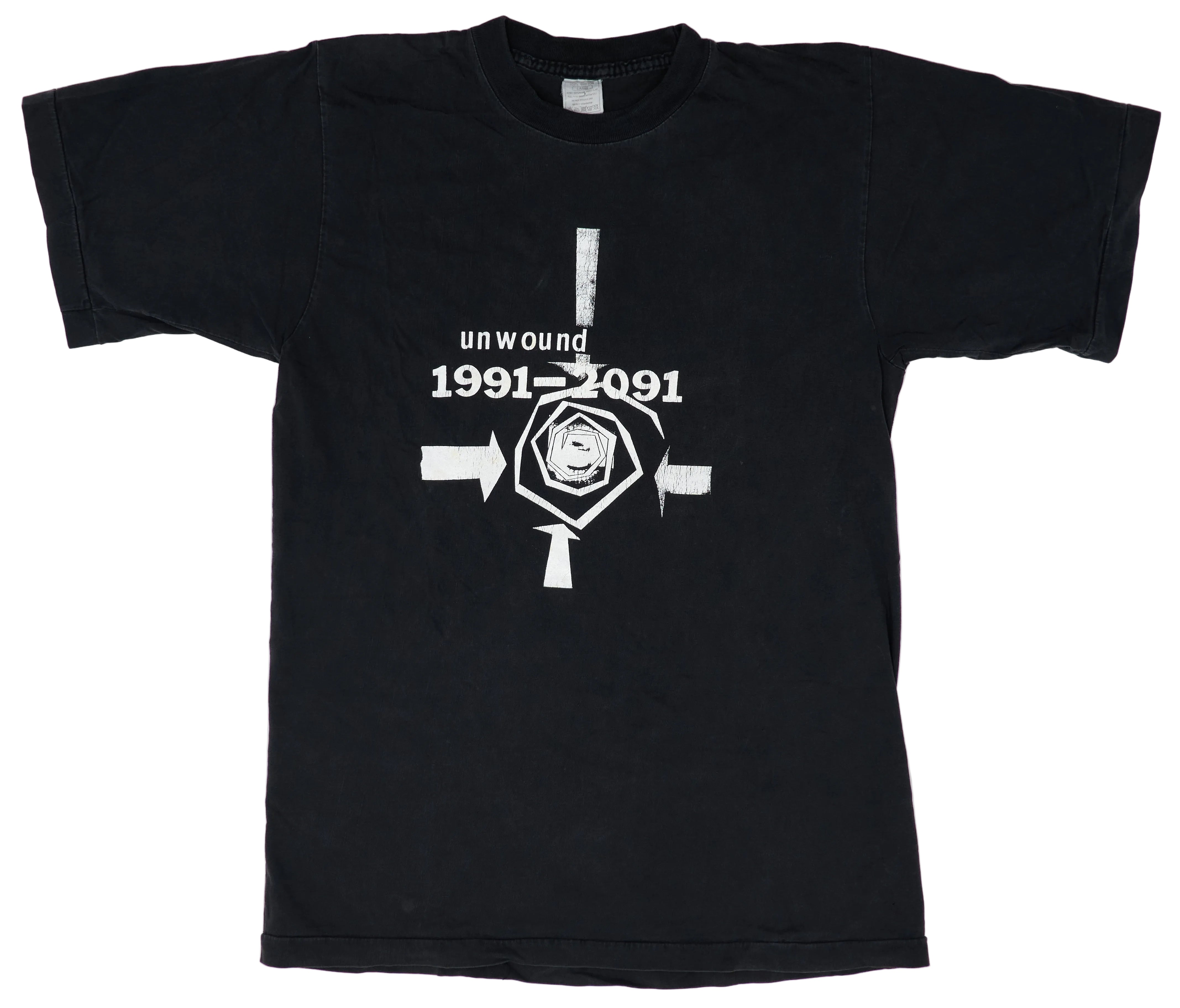 Unwound – 1991 - 2091 90's Tour Shirt Size Large