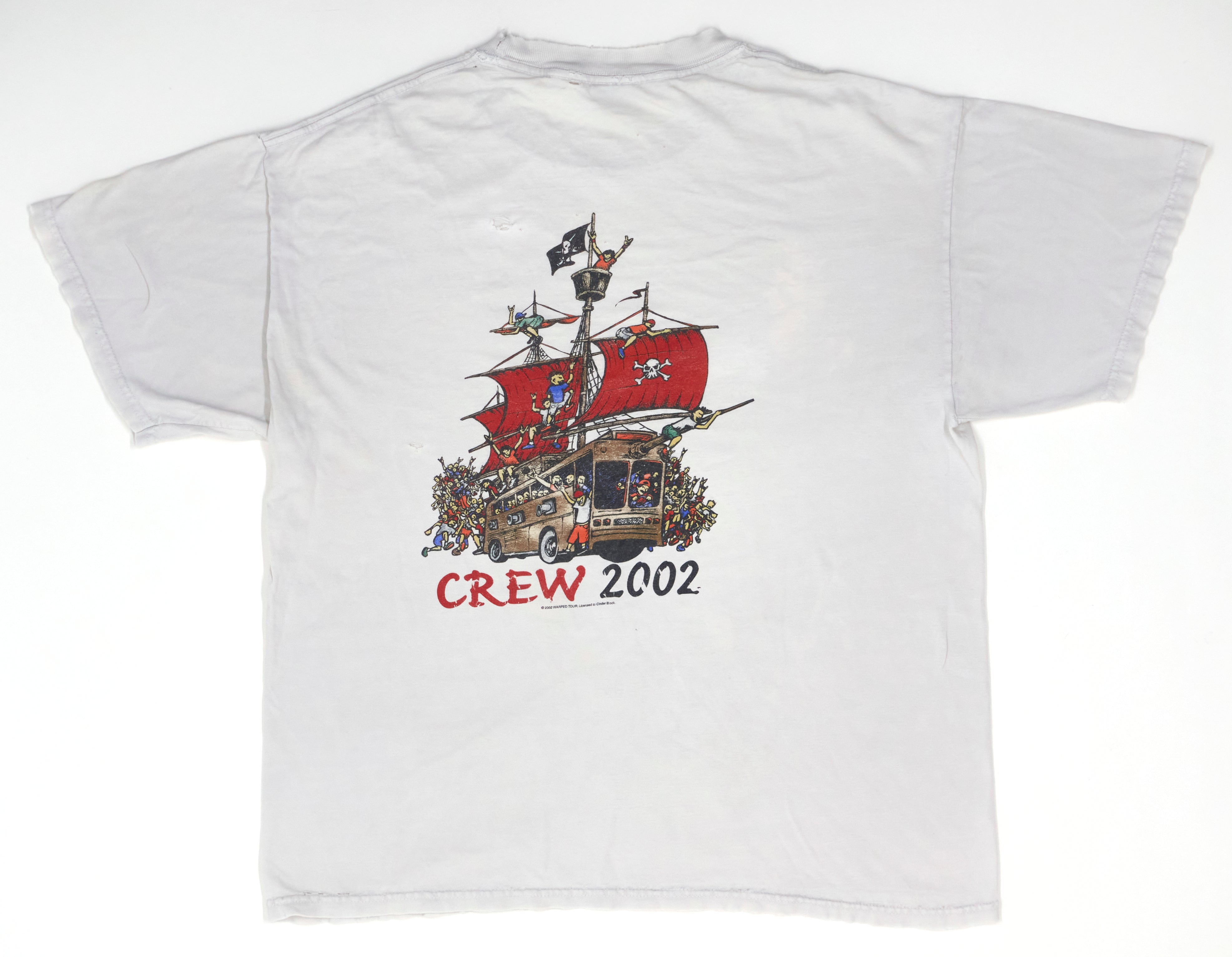 Vans Warped Tour - Crew / Promo Only 2002 Tour Shirt Size XL