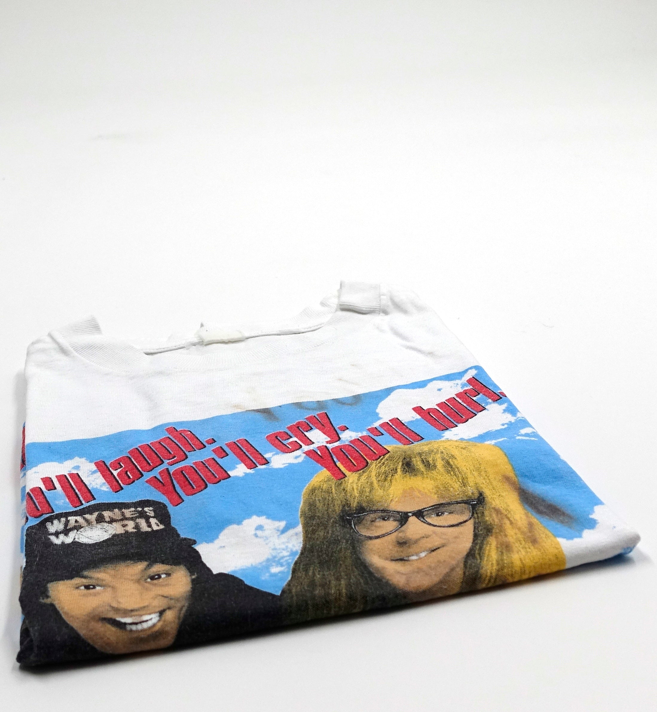 Wayne's World - You'll Laugh, You'll Cry, You'll Hurl Motion Picture Shirt Size Medium
