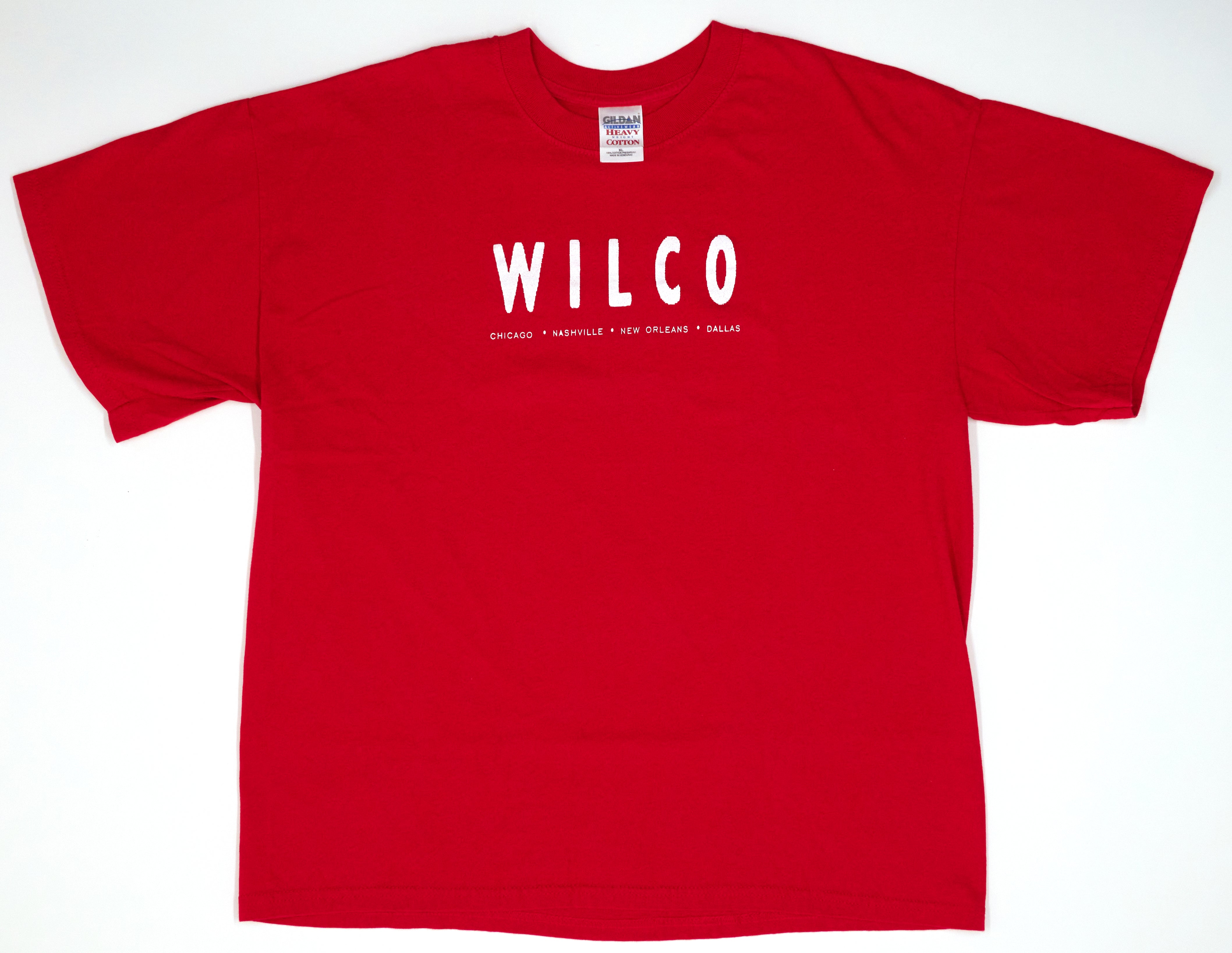Wilco – AM Chicago Nashville New Orleans Dallas Tour Shirt Size XL