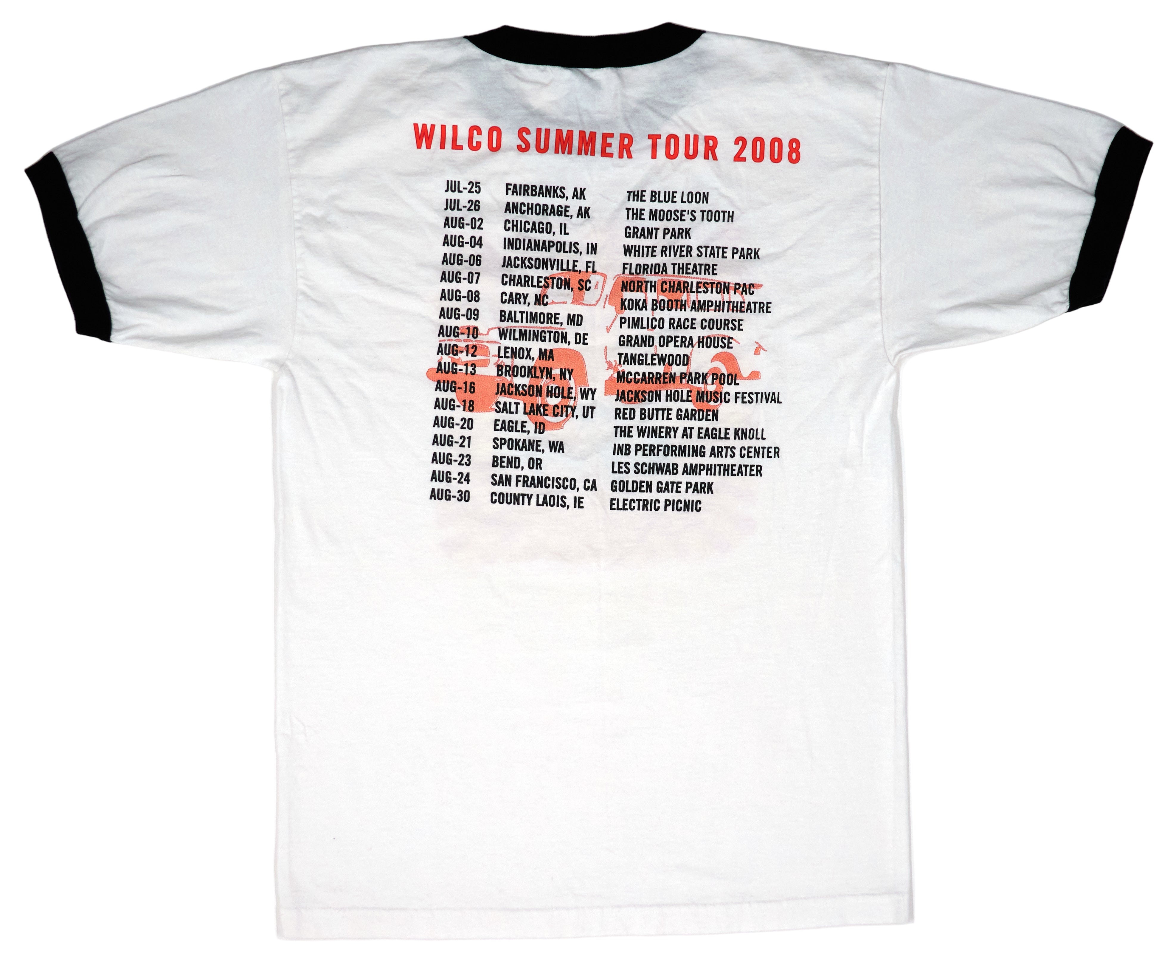 Wilco – Sky Blue Sky Summer 2008 USA Tour Shirt Size XL