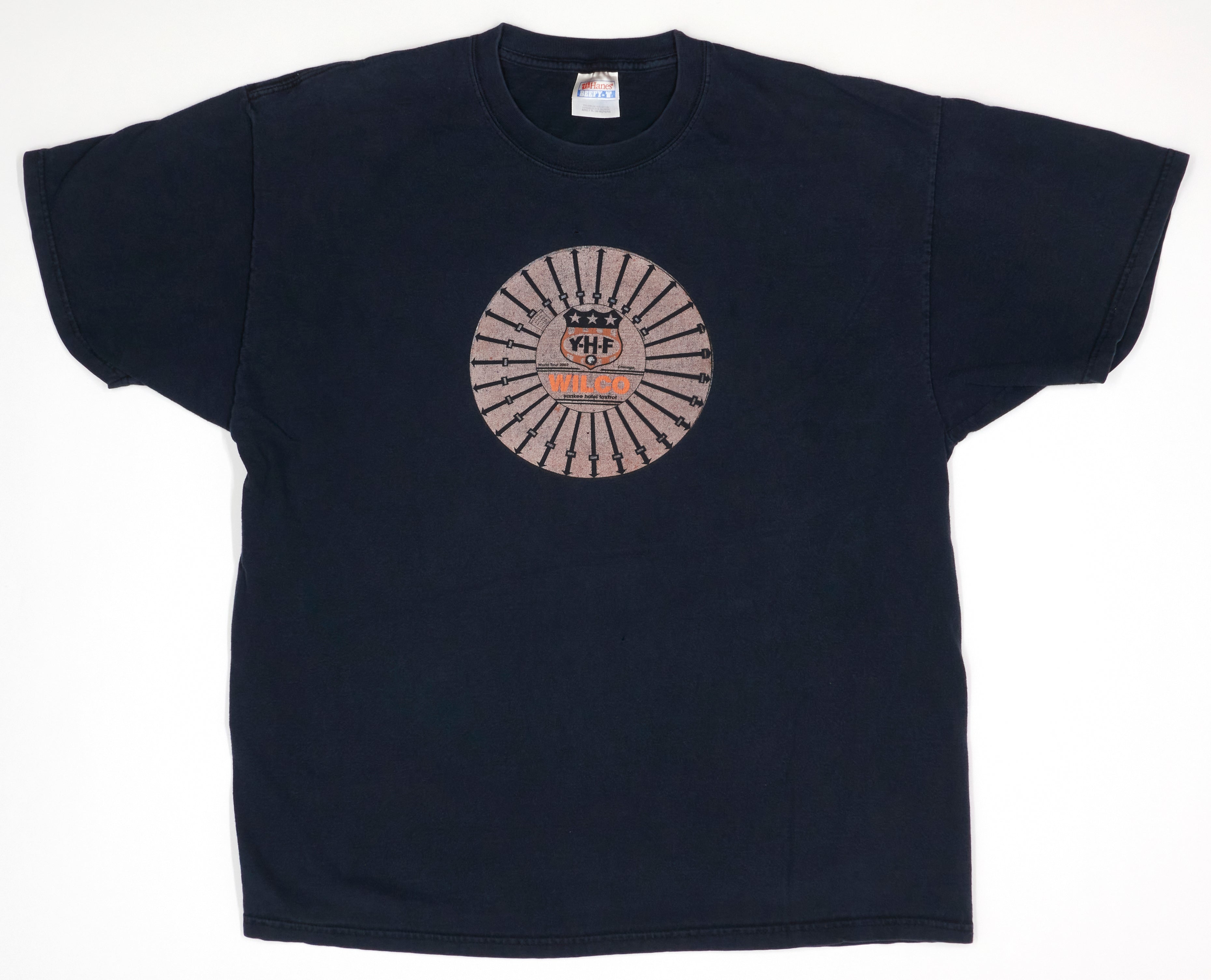 Wilco – YHF Record Label 2002 Tour Shirt Size XL