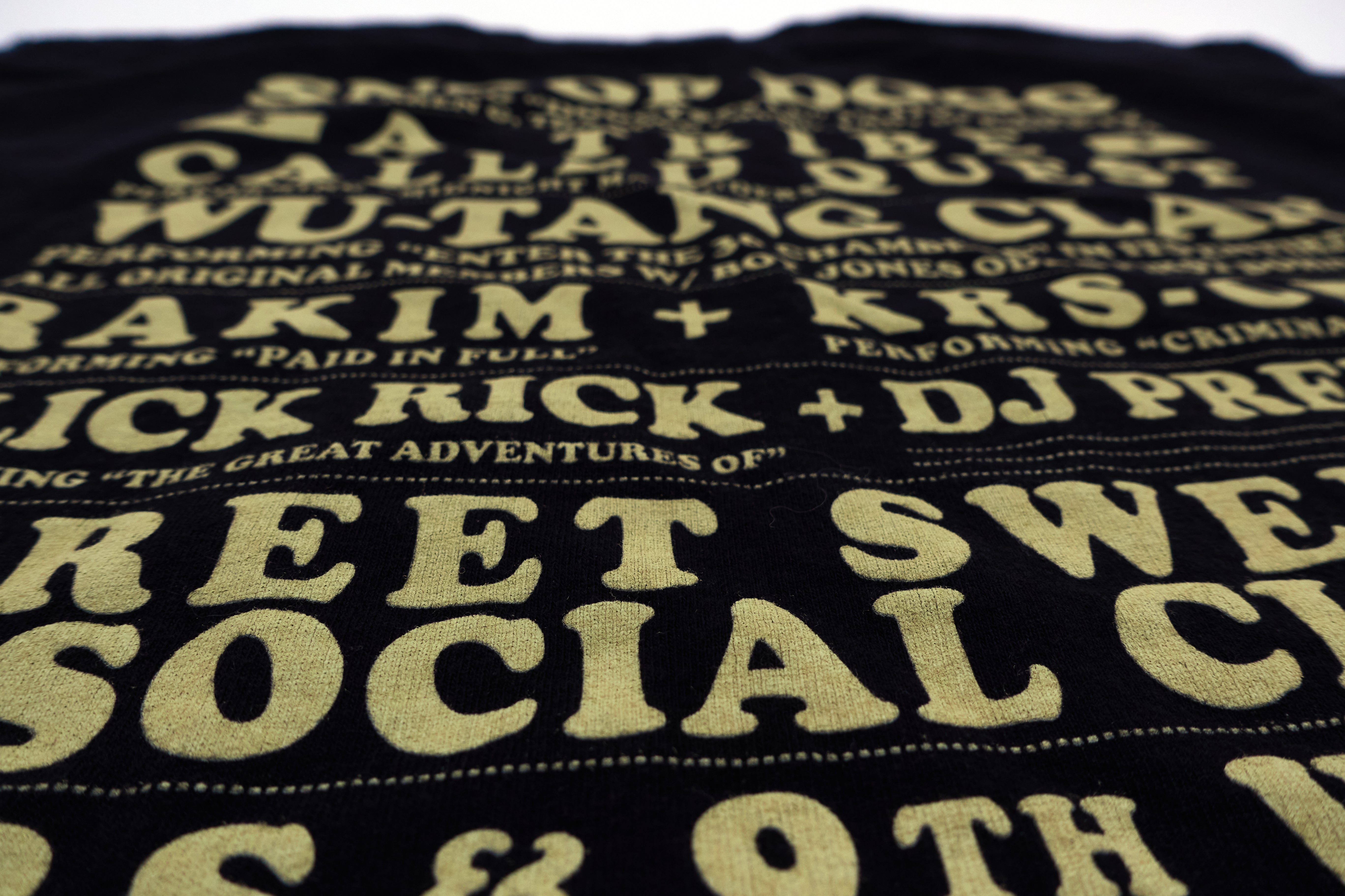 Wu-Tang - Rock The Bells 2010 Tour Shirt Shirt Size Large