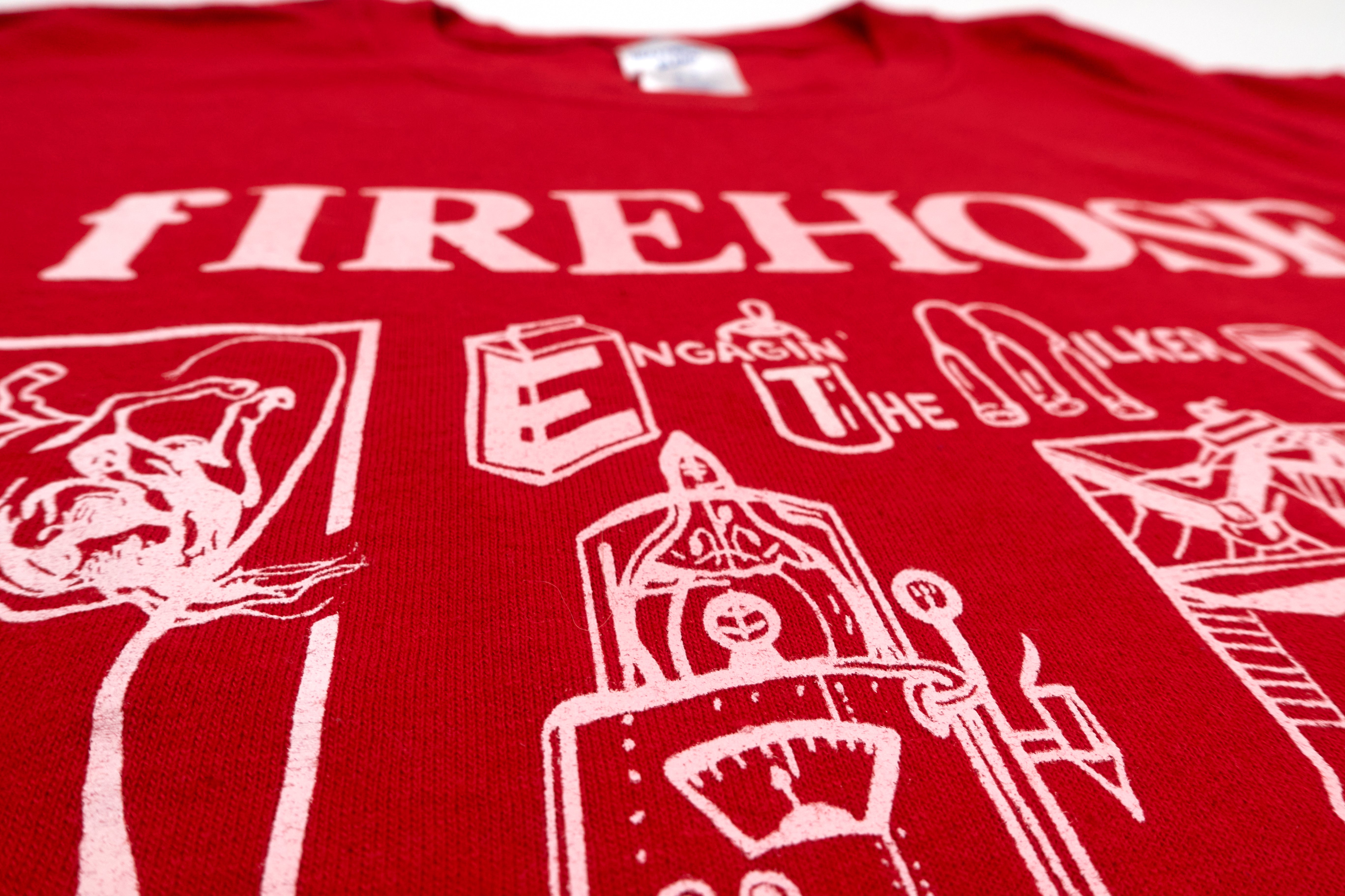 fIREHOSE - Engagin' the Milker 1990 Tour (Bootleg By Me) Shirt Size Large