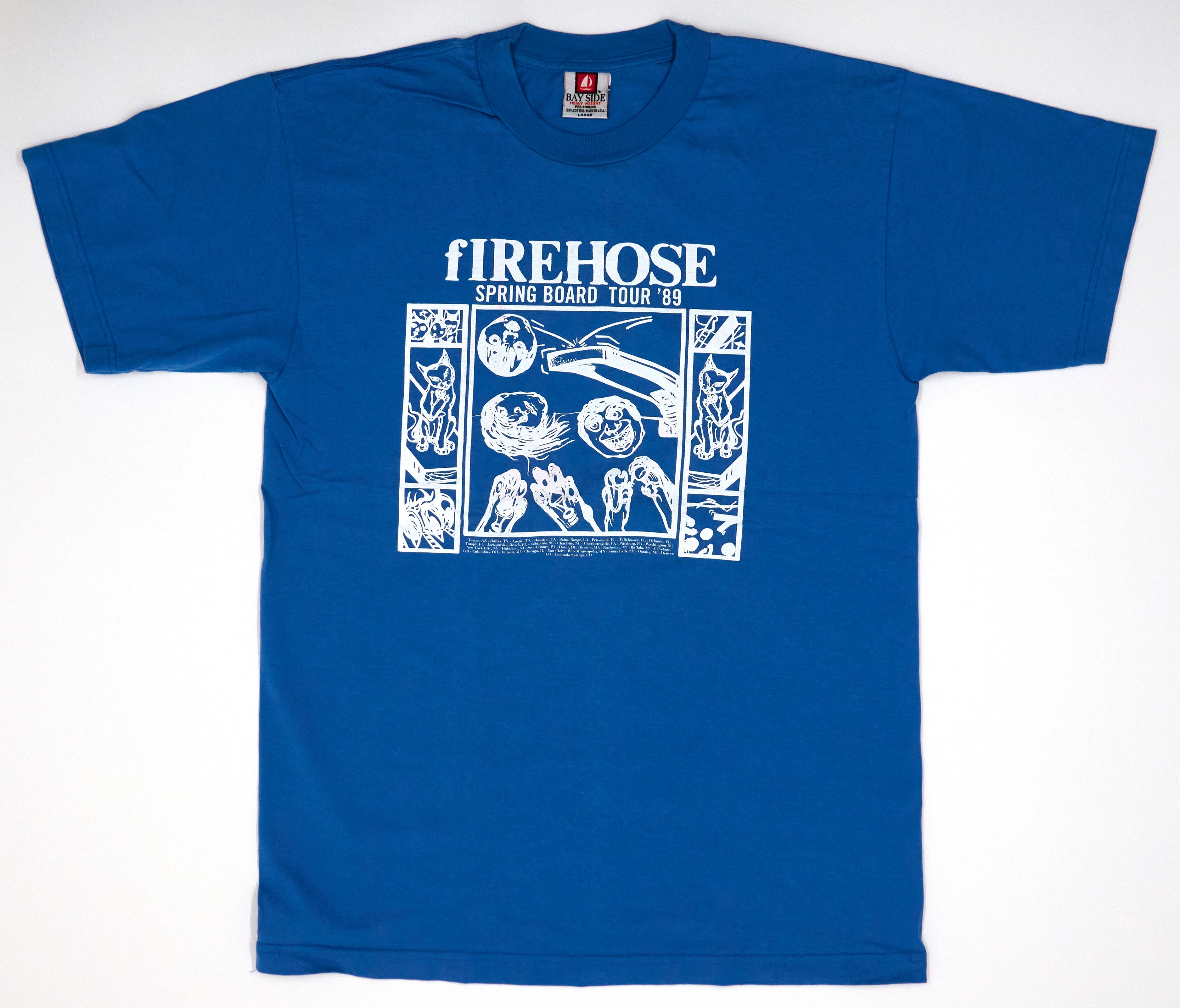 fIREHOSE - Spring Board 1989 Tour (Bootleg By Me) Shirt Size Large