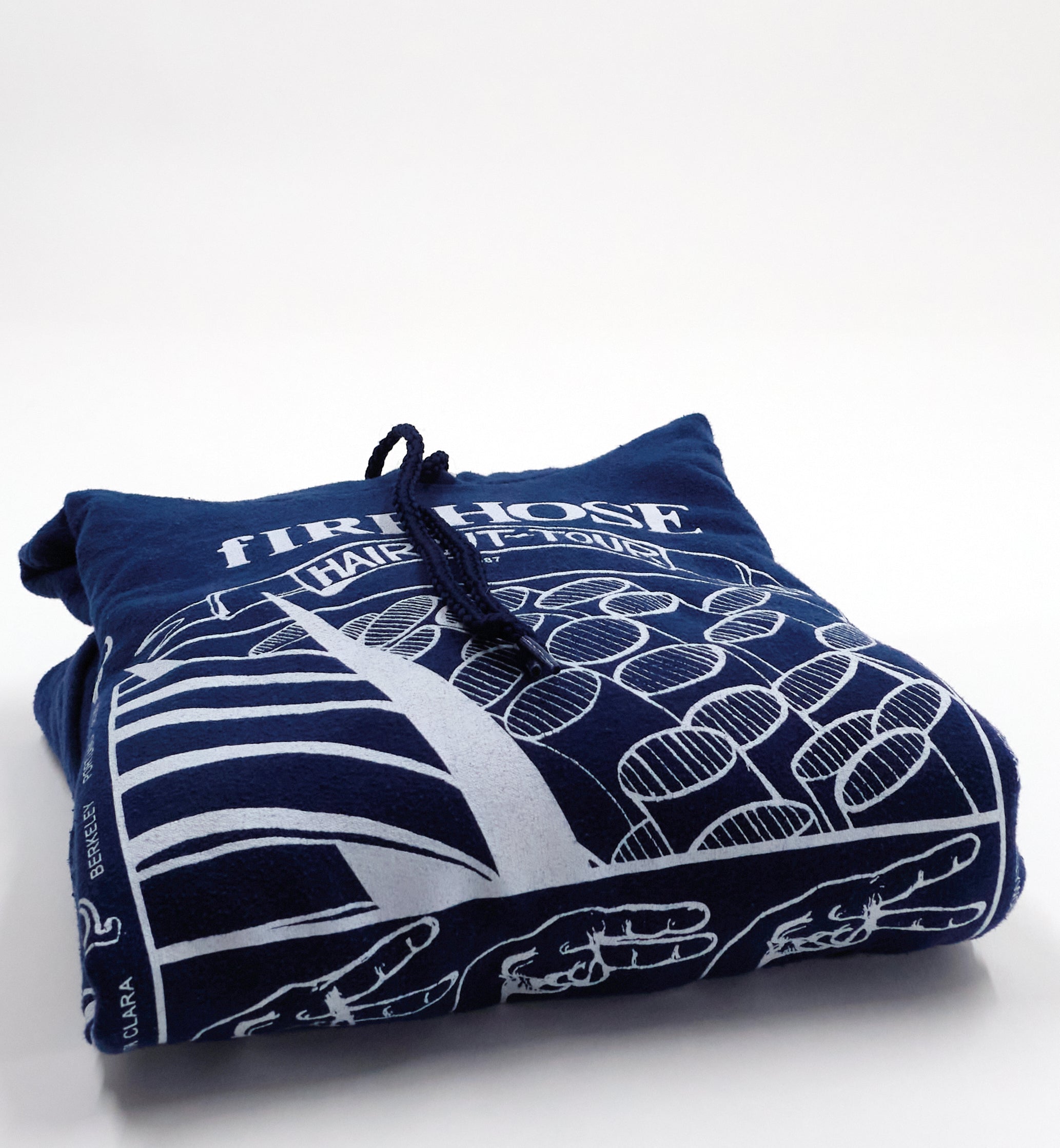 fIREHOSE / Slovenly - 1987 Haircut Tour With Slovenly Hooded Sweat Shirt (Bootleg By Me) Size Large