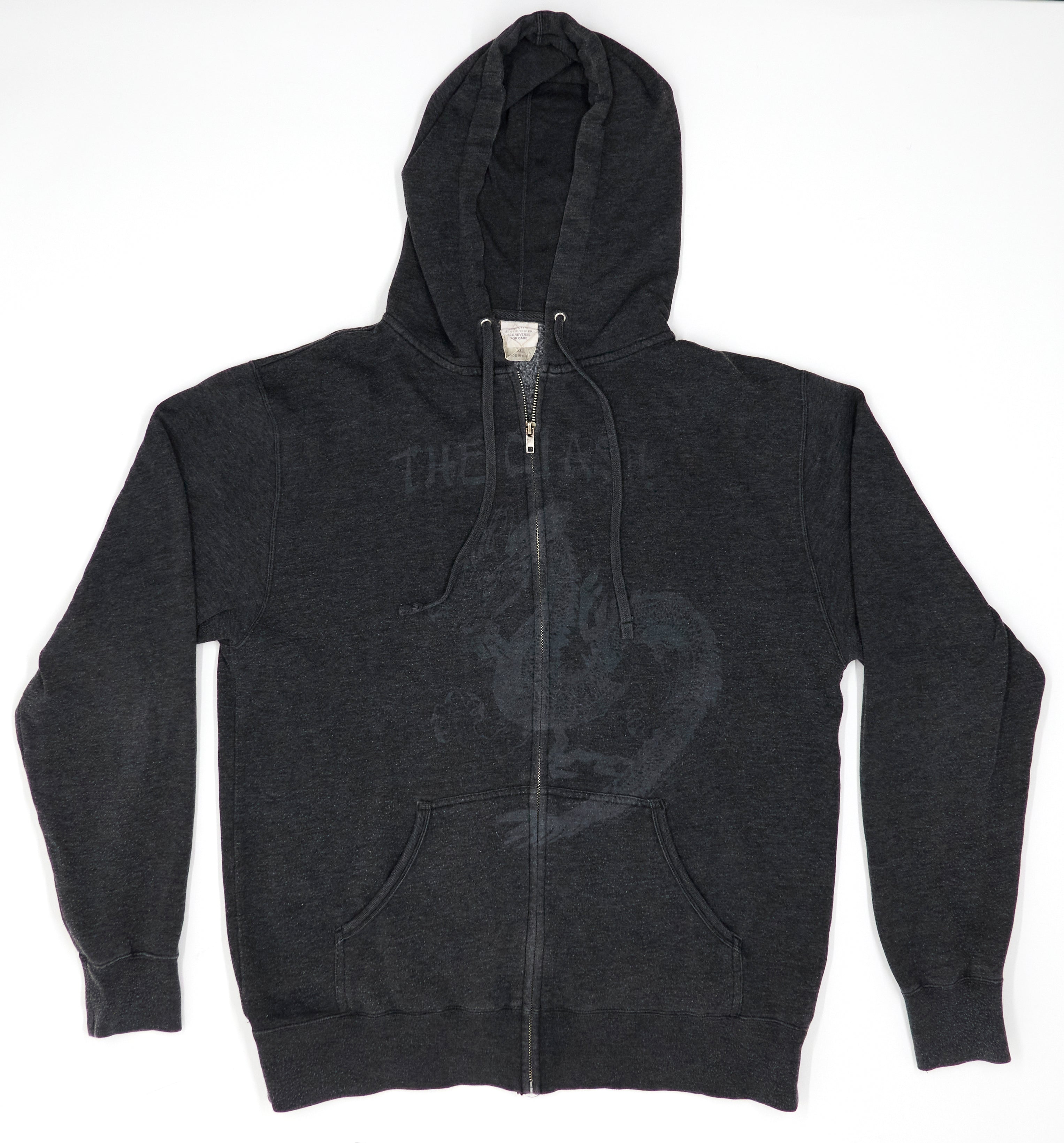 Clash – Dragon Logo Zip Up Hooded Sweat Shirt Size XL