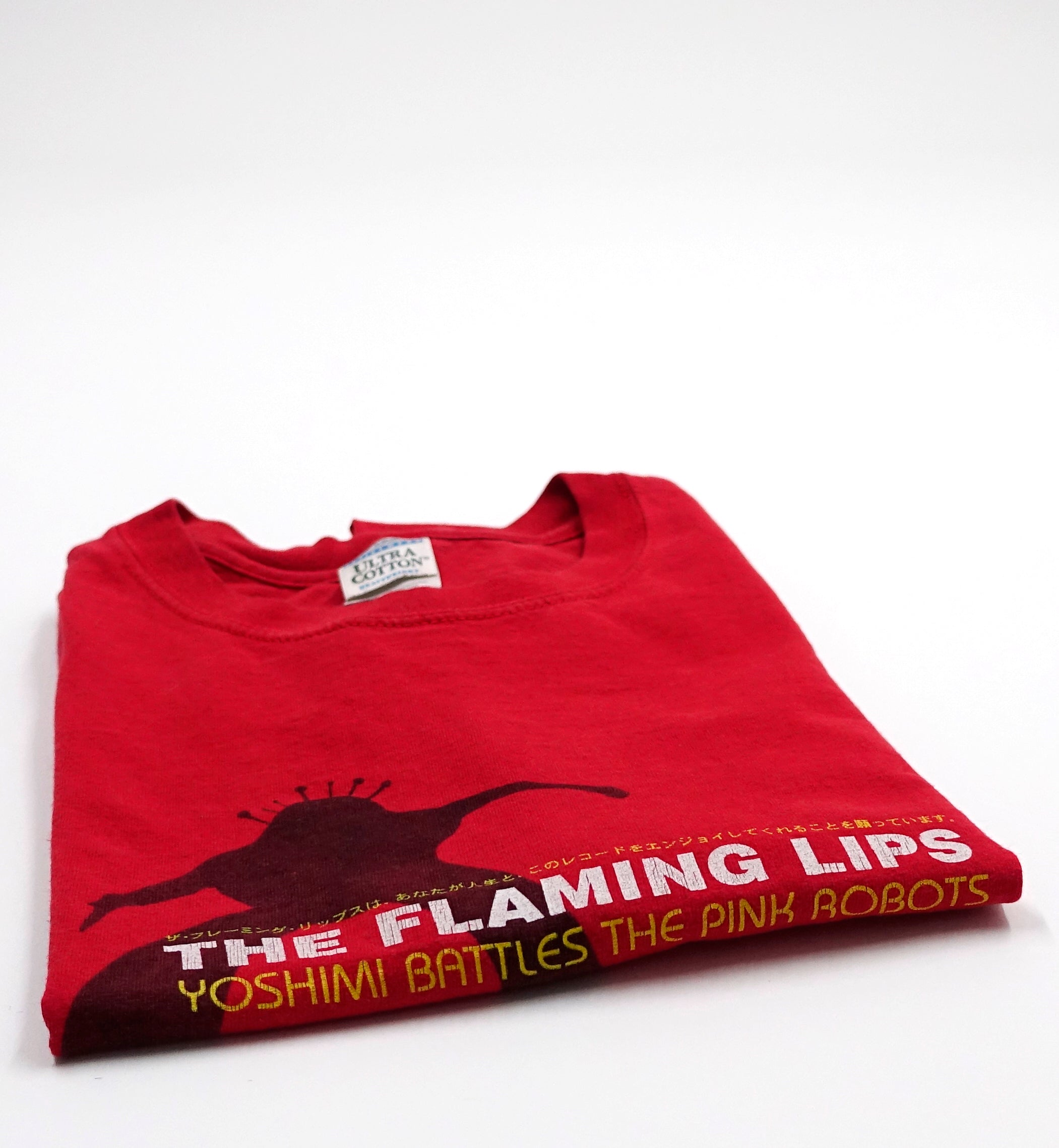 Flaming Lips – Yoshimi Battles The Pink Robots 2002 Tour Shirt Size Large