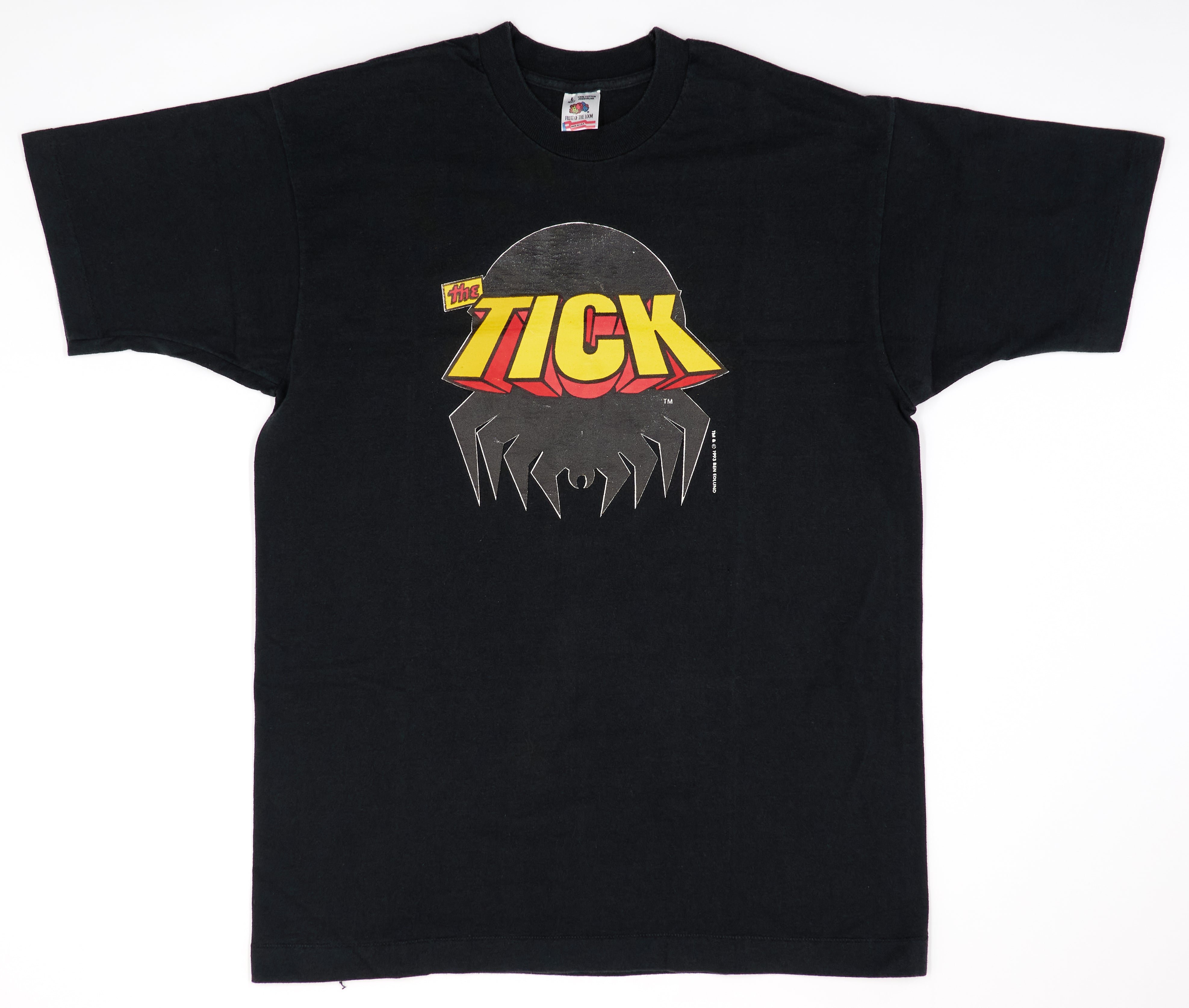 Tick - 1993 Ben Edlund Tick Logo Shirt Size XL