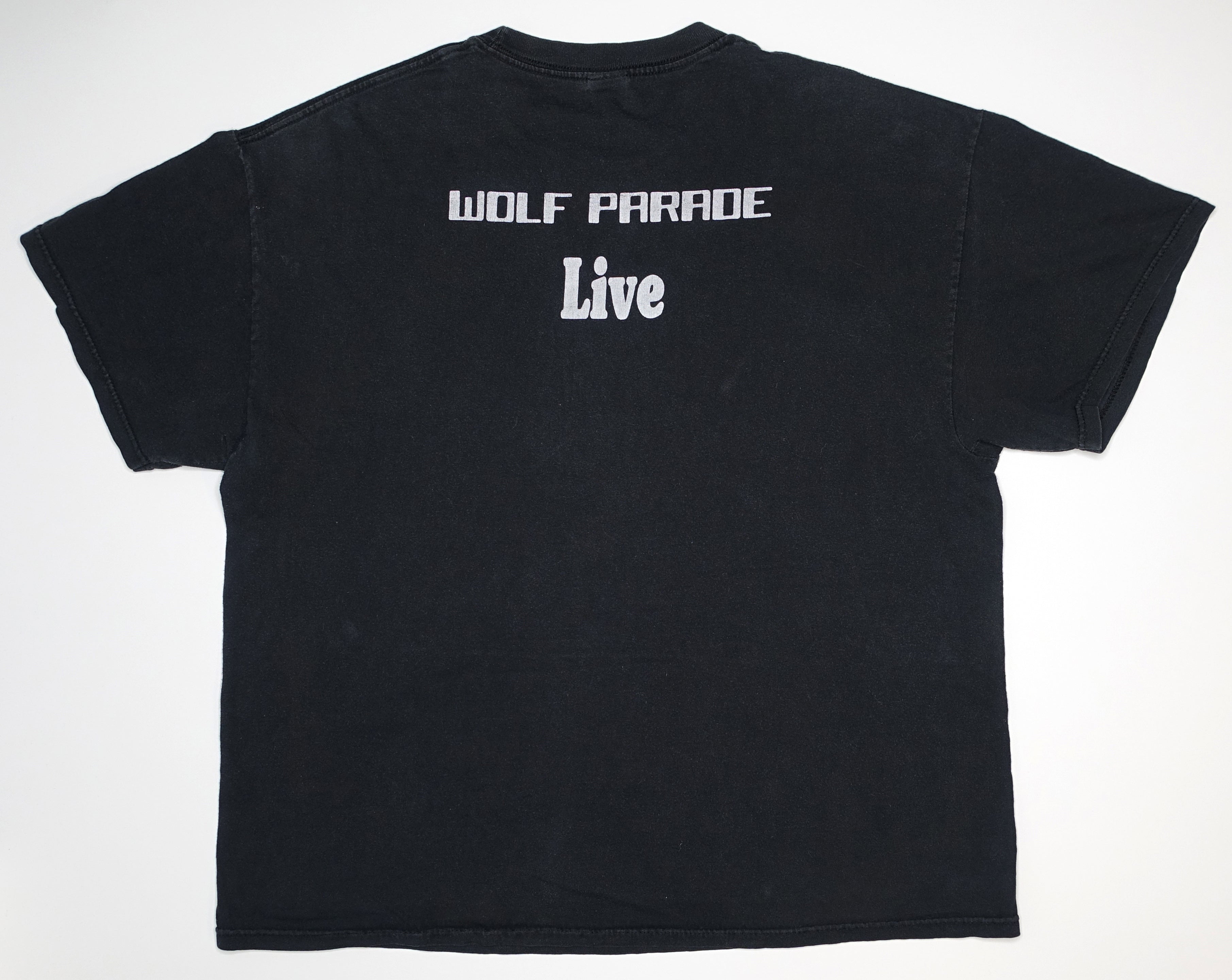Wolf Parade - Band Photo "Live" Tour Shirt Size XL