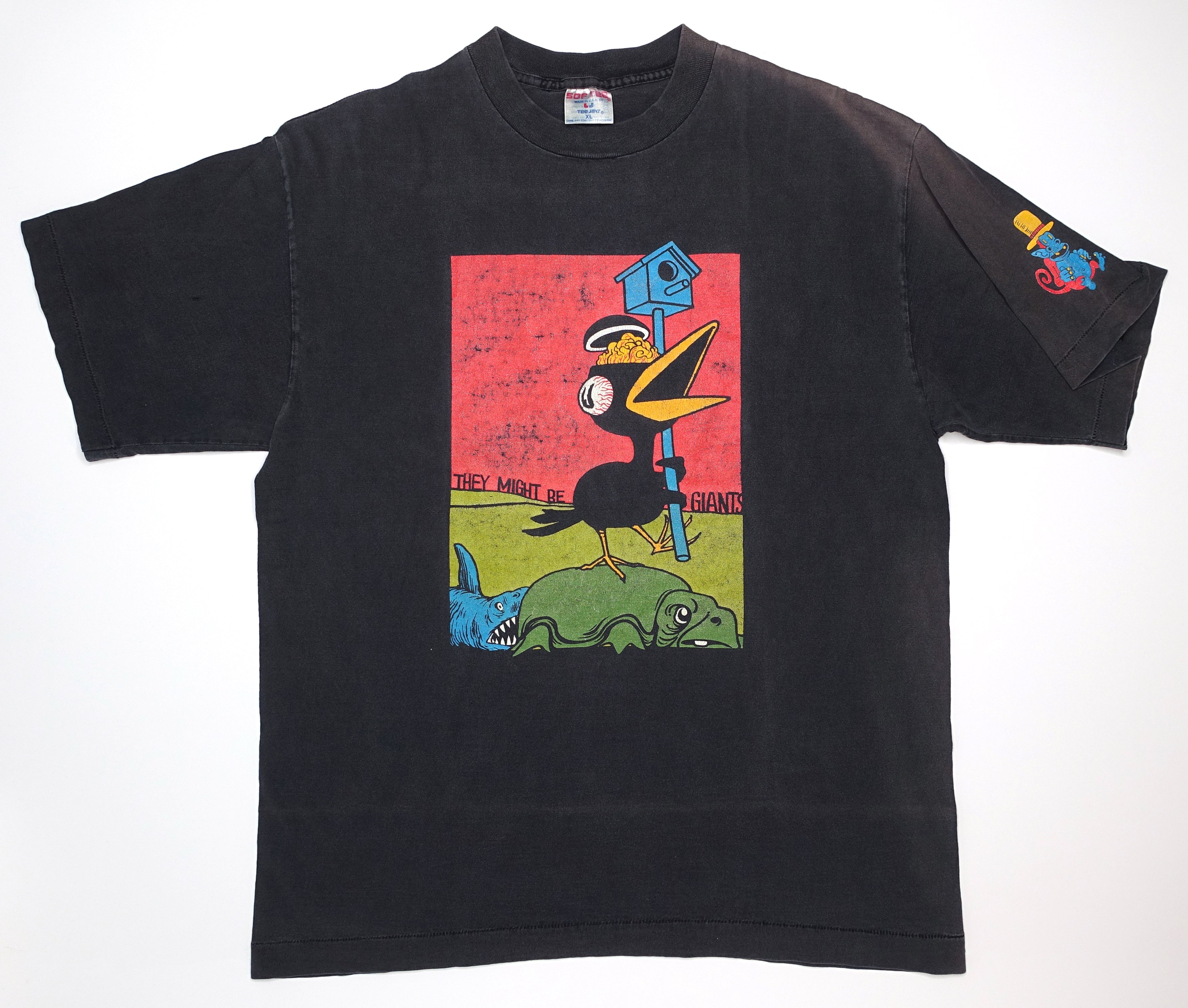 They Might Be Giants - Birdhouse In Your Soul 1990 Tour Shirt Size XL