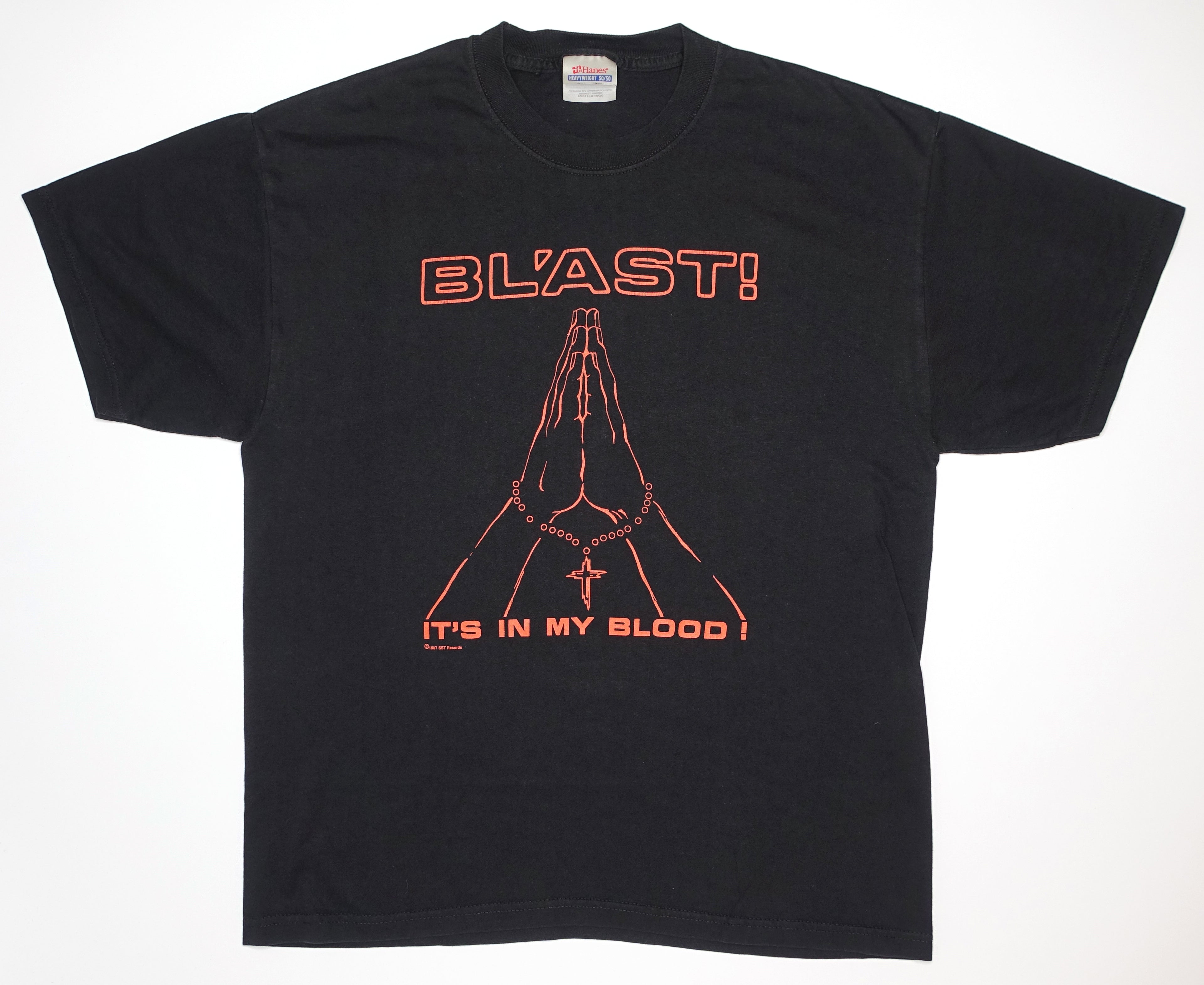 Bl'ast! – It's In My Blood 90's/00's Tour Shirt Size Large