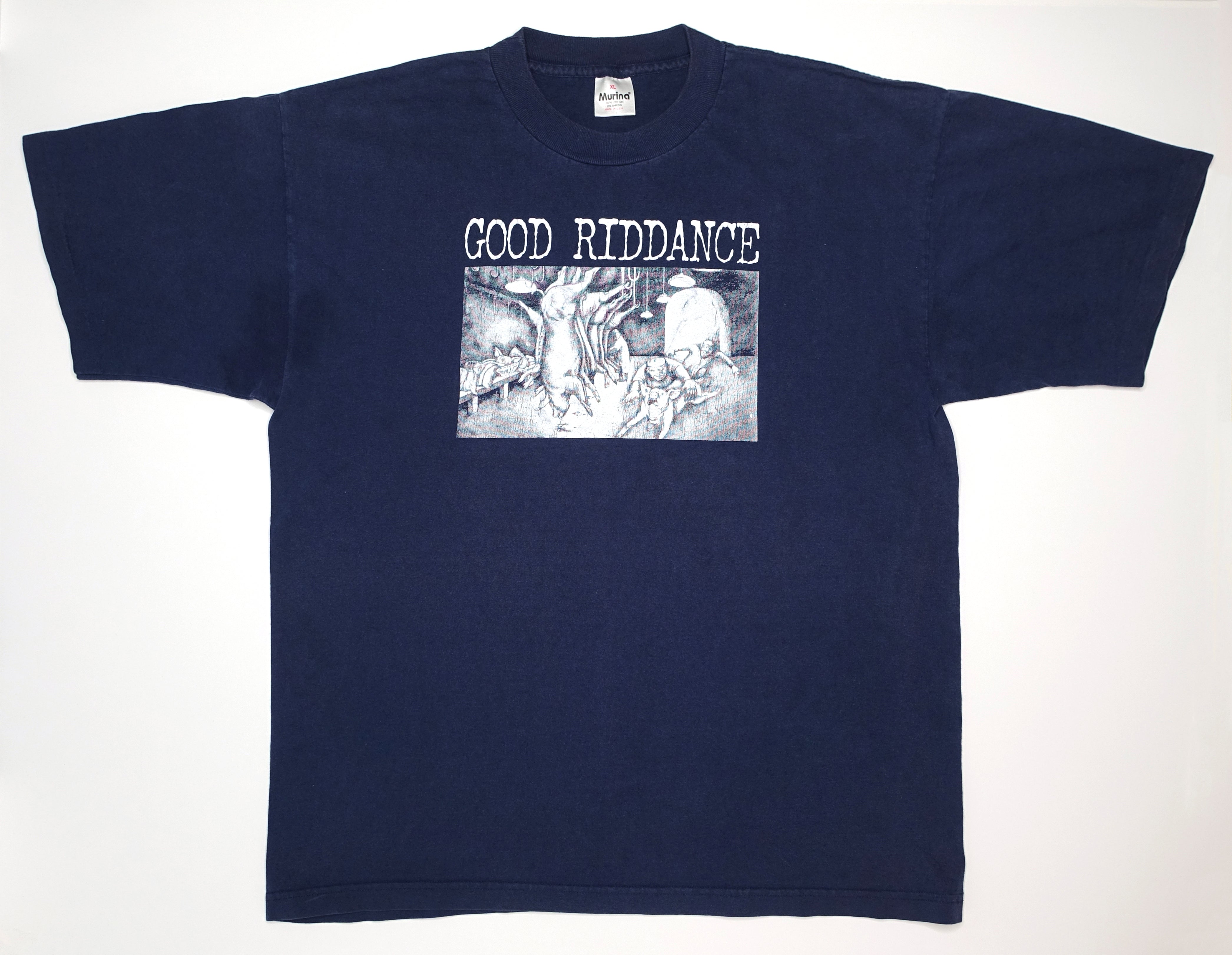 Good Riddance - Go Vegetarian There Is No Escape Tour Shirt Size XL