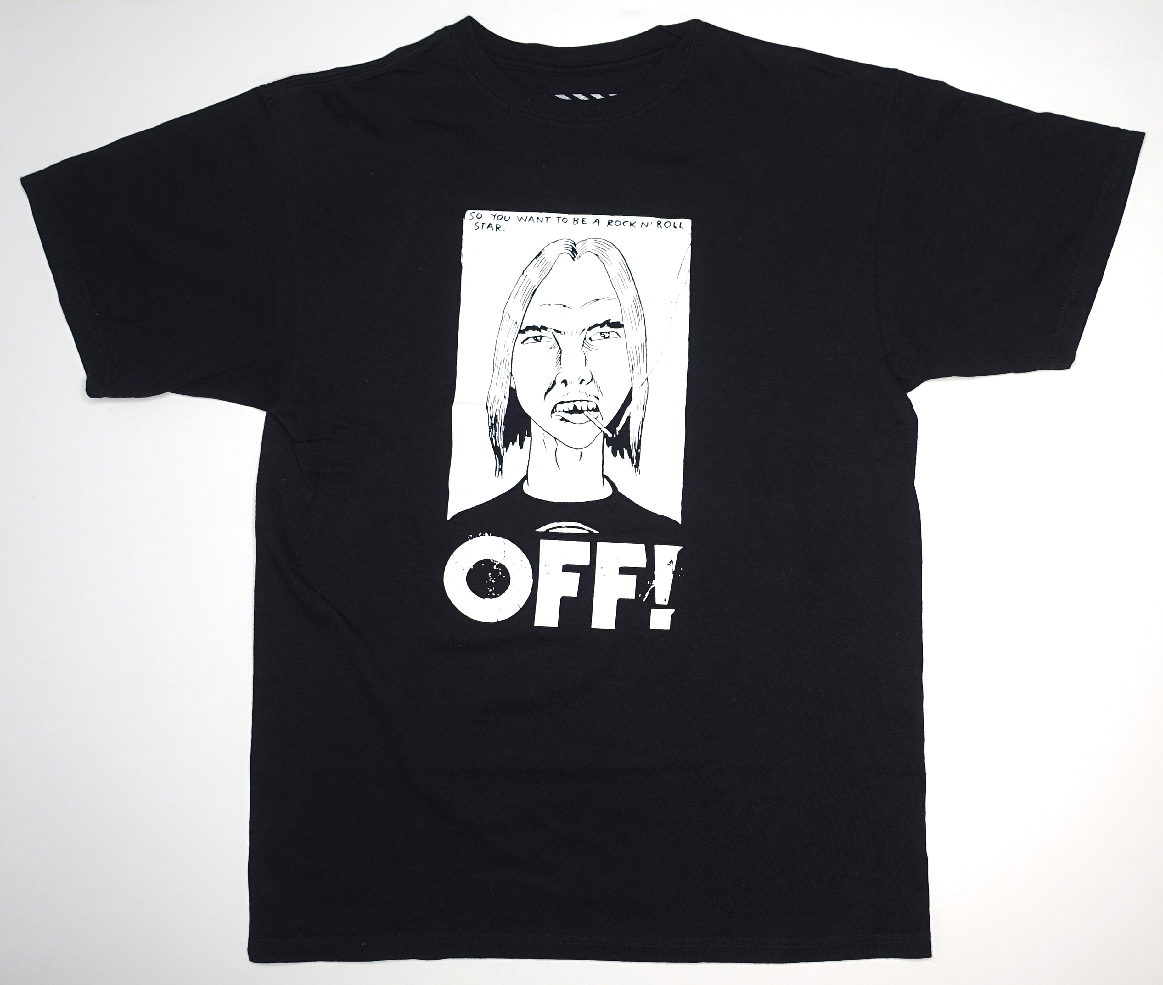 OFF! - So You Want To Be A Rock N' Roll Star Tour Shirt Size Large