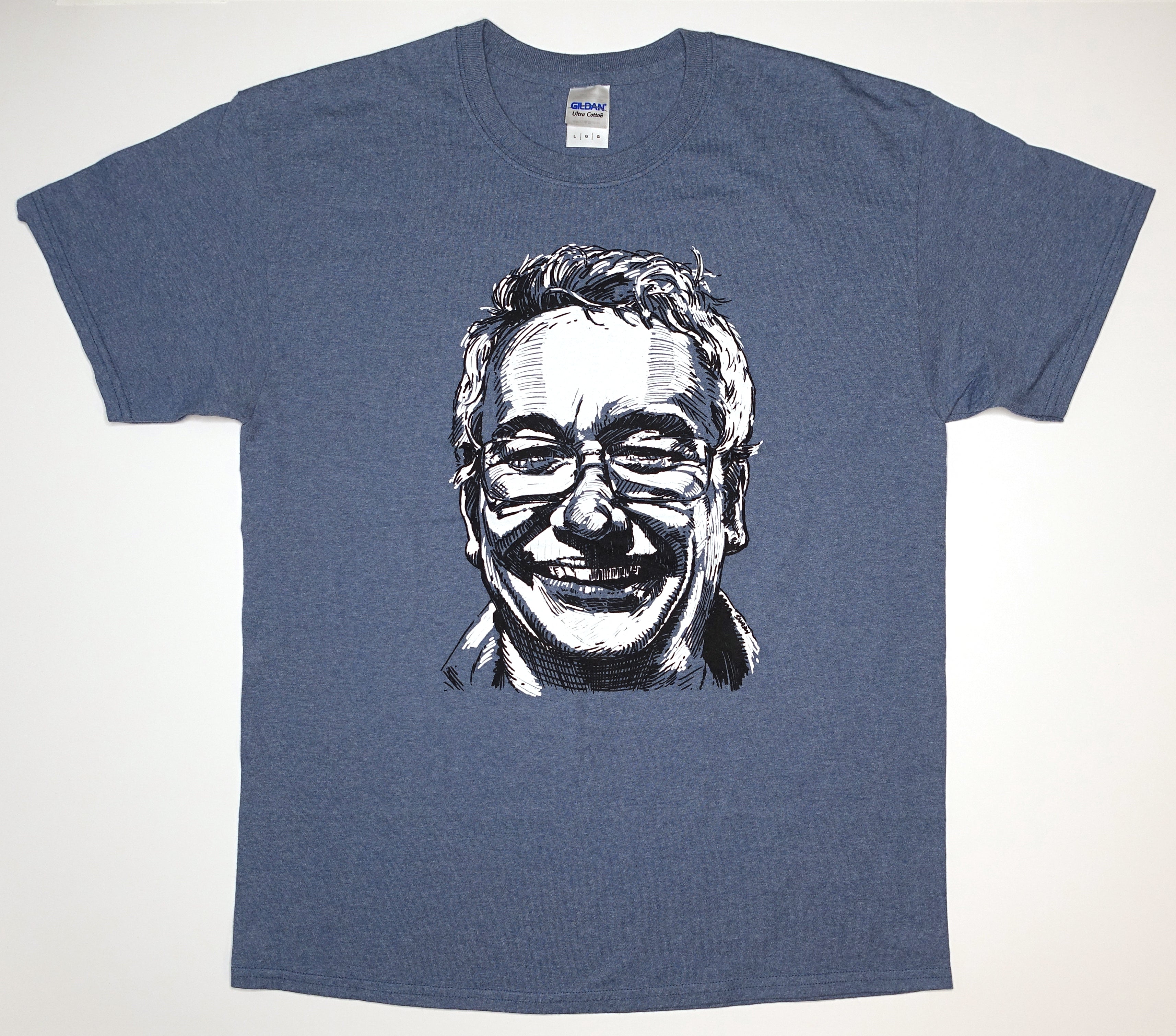Mike Watt - Chris Shary Sharpie Portrait Shirt Size Large