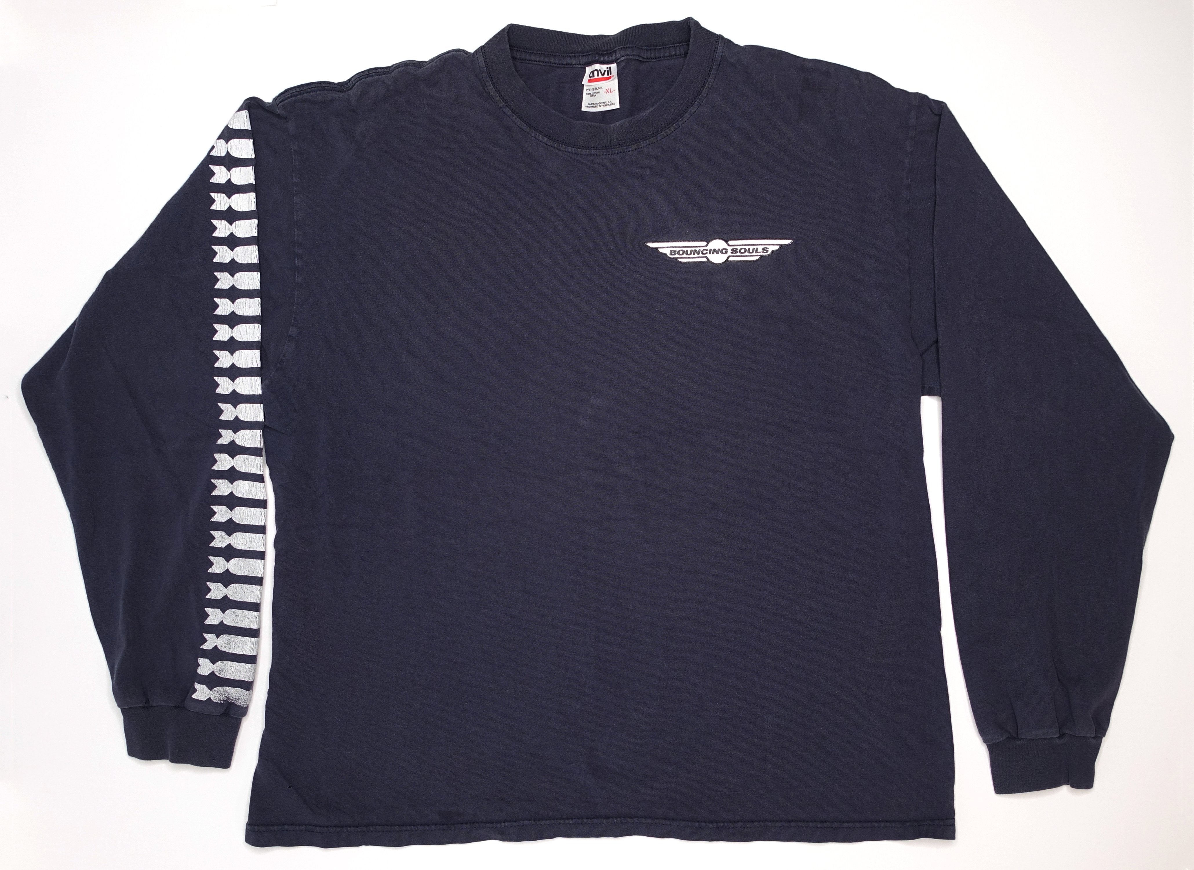 Bouncing Souls – EC Bomber 90's Tour Long Sleeve Shirt Size XL