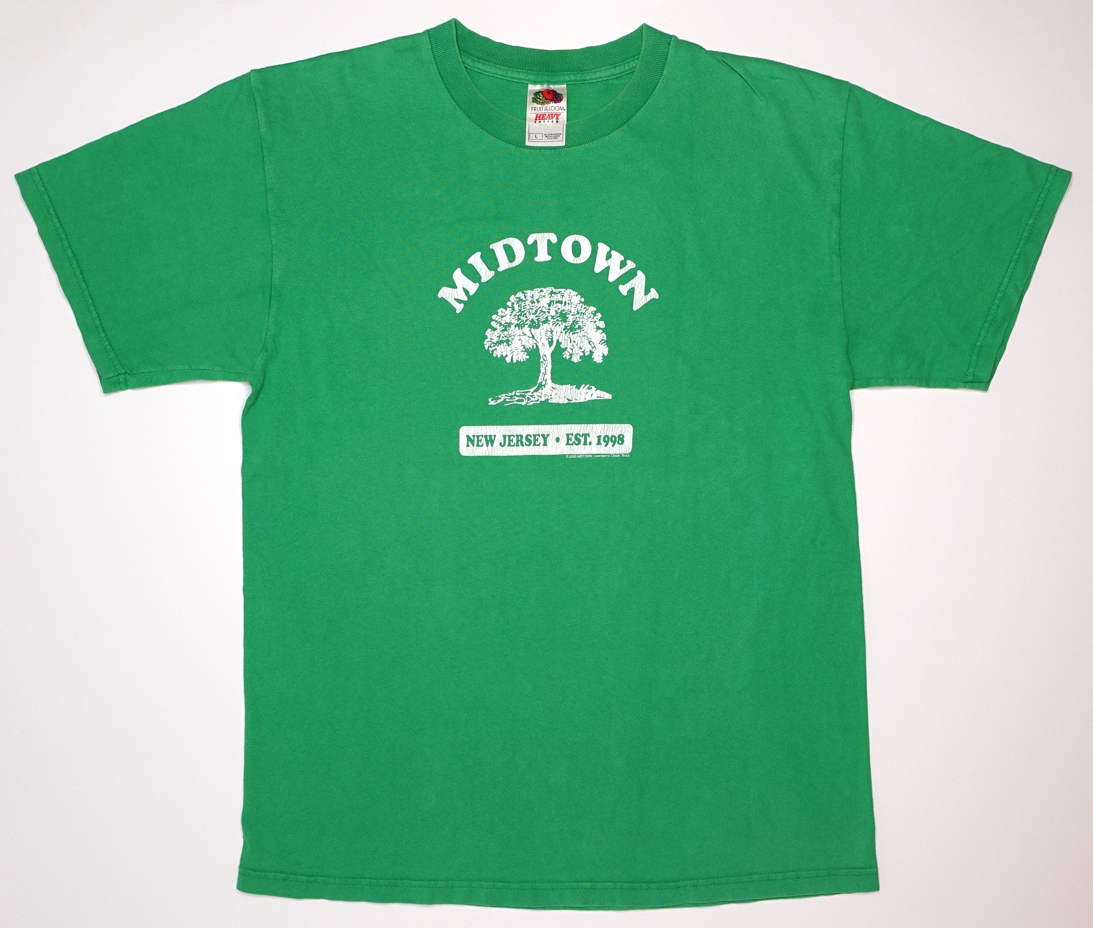 Midtown - Est. 1998 New Jersey Living Well Is The Best Revenge 2002 Tour Shirt Size Large