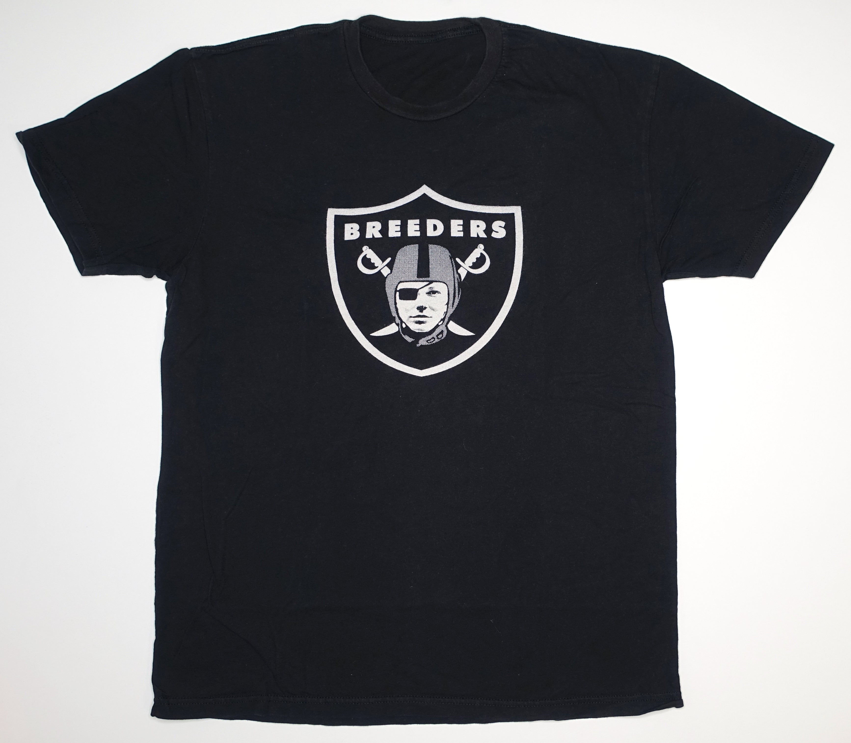Breeders - Oakland Raiders Logo Tour Shirt Size Large