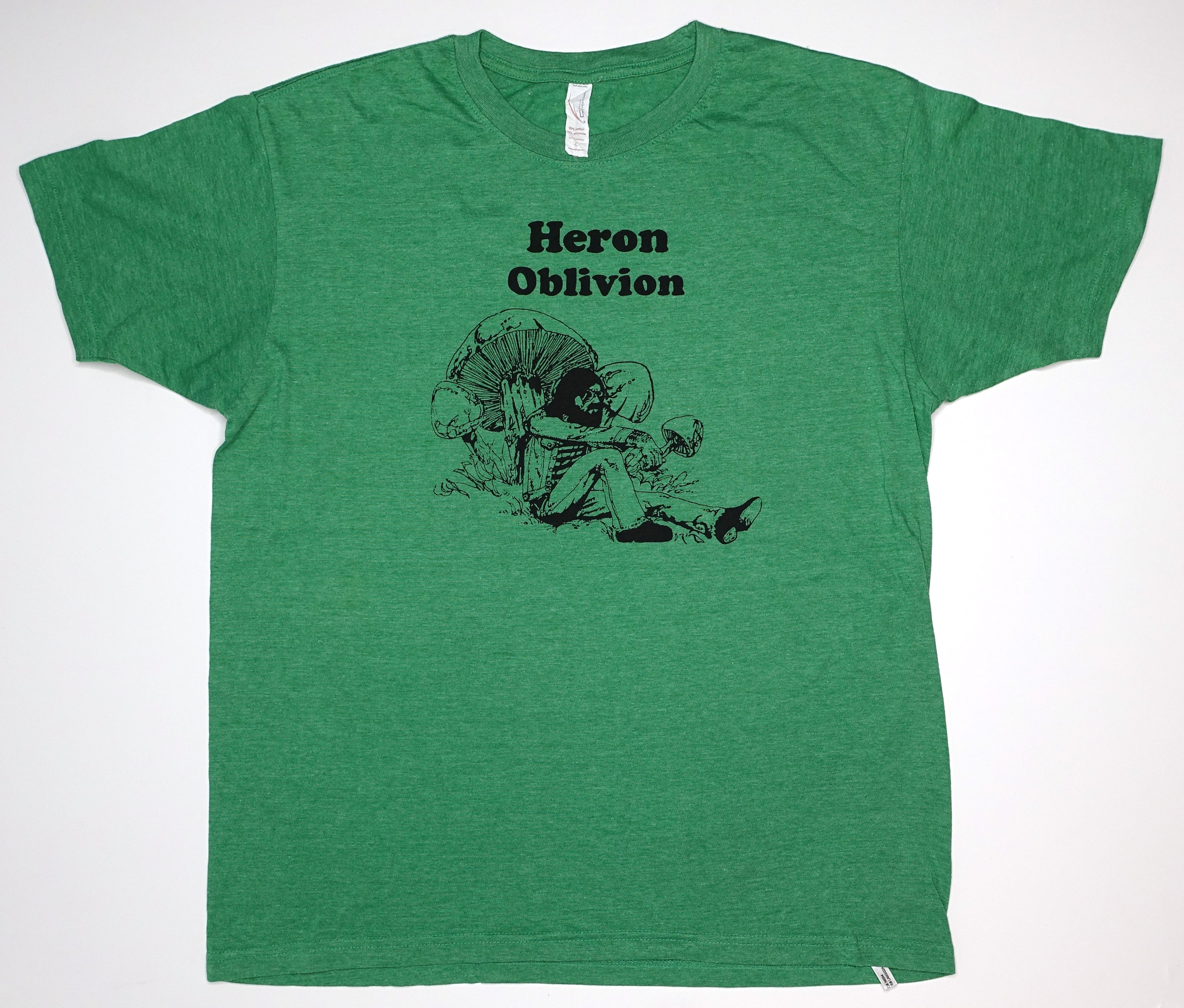 Heron Oblivion – Shroomin' Biker 2016 Tour Shirt Size Large