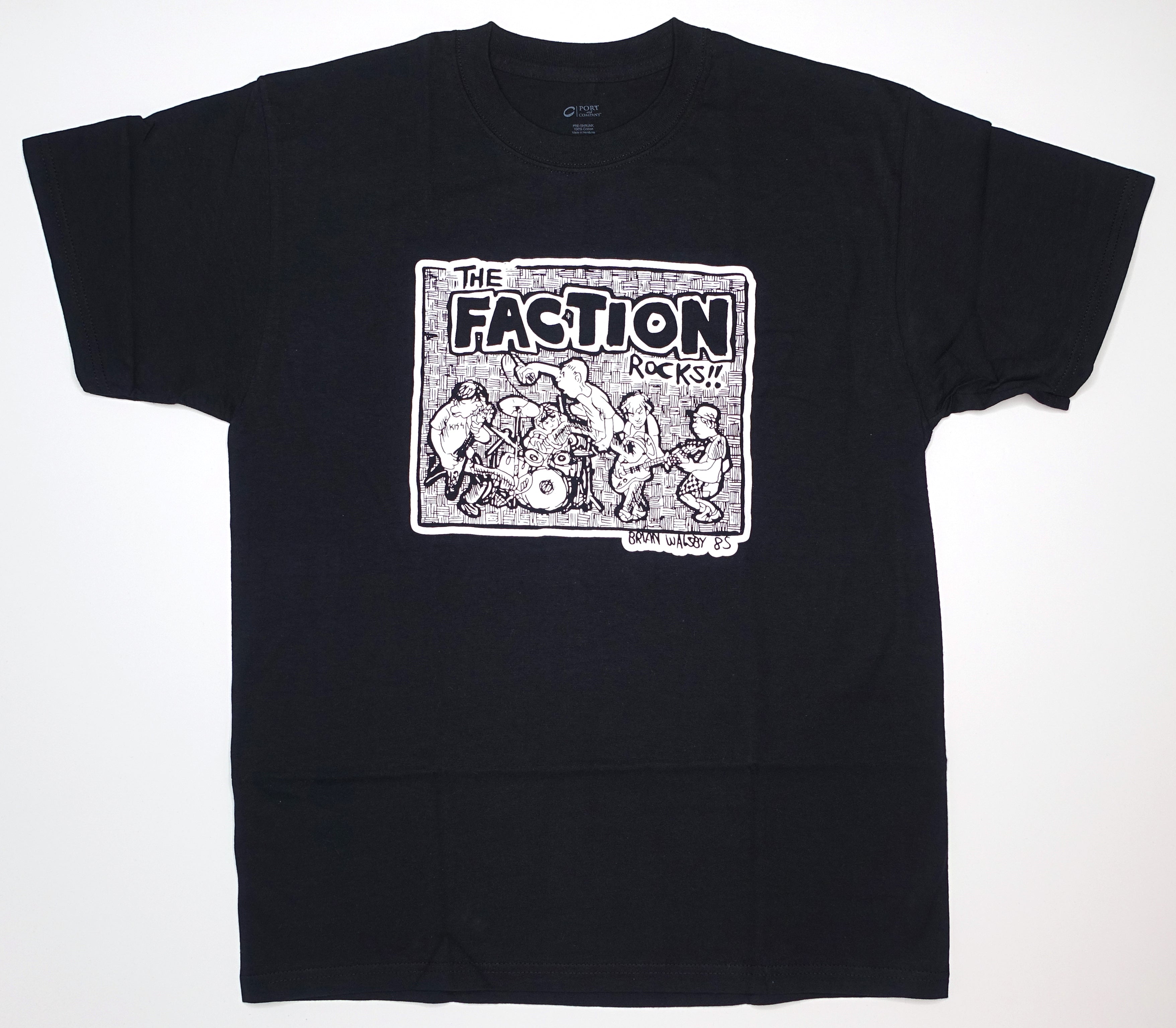 Faction – Faction Rocks / Brian Walsby Design 2014 Tour Shirt Size Large