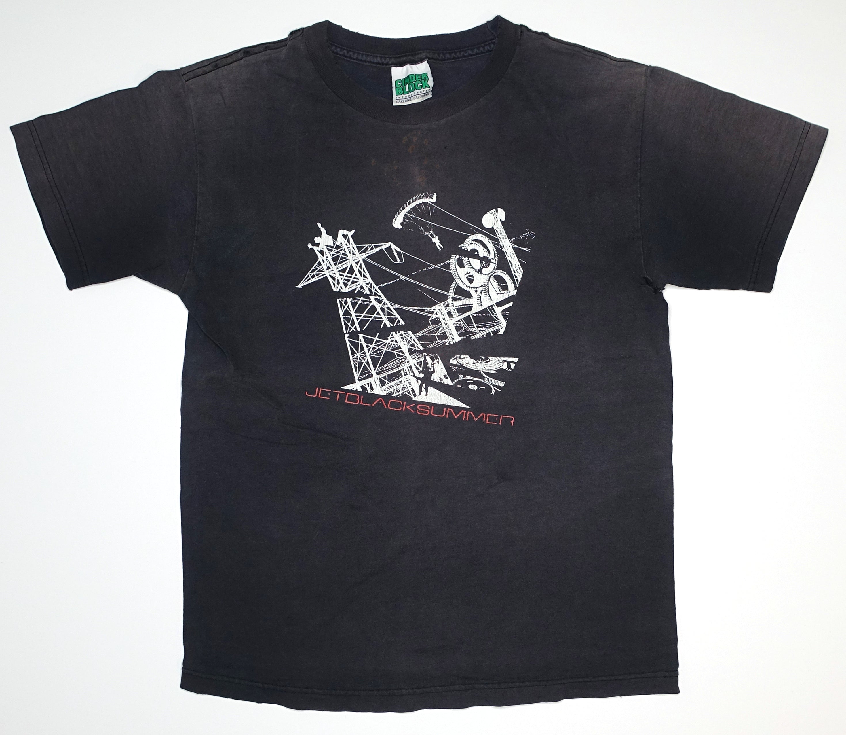 Jet Black Summer – Parachutes and Powerlines Tour Shirt Size Small