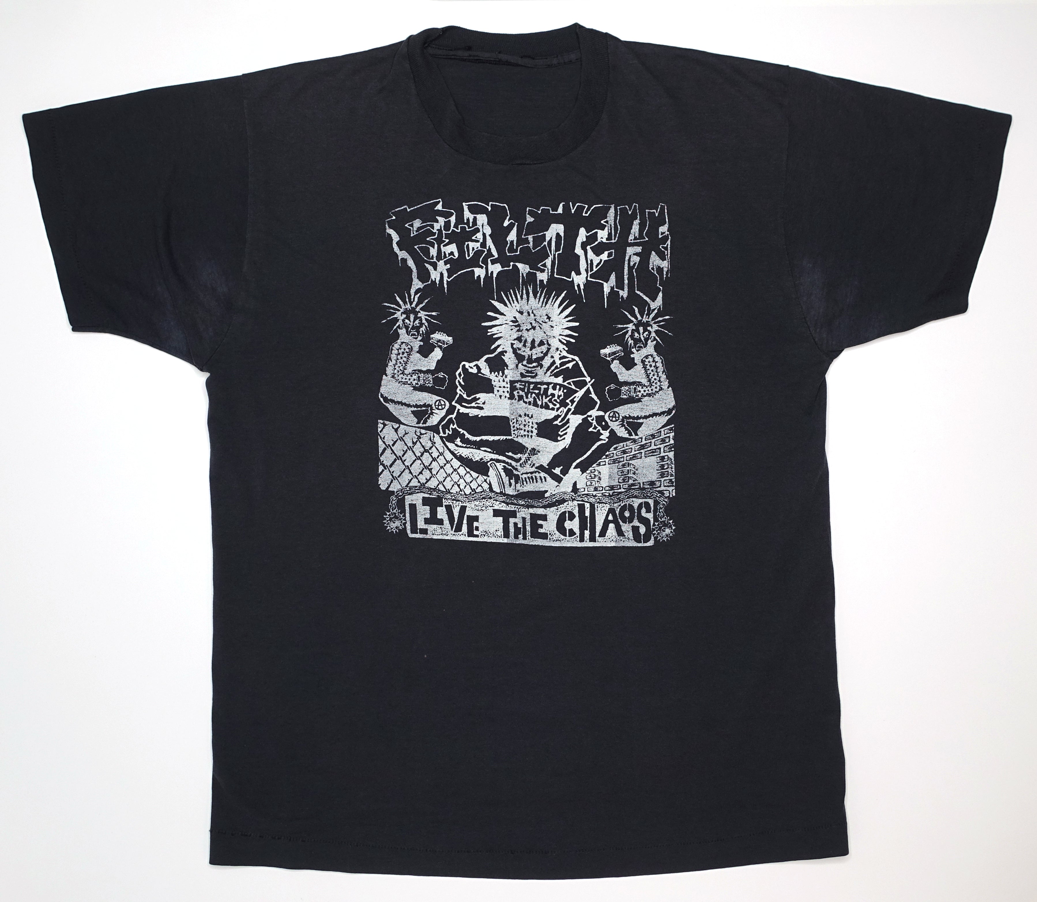Filth – Live The Chaos 1990 Tour Shirt Size XL