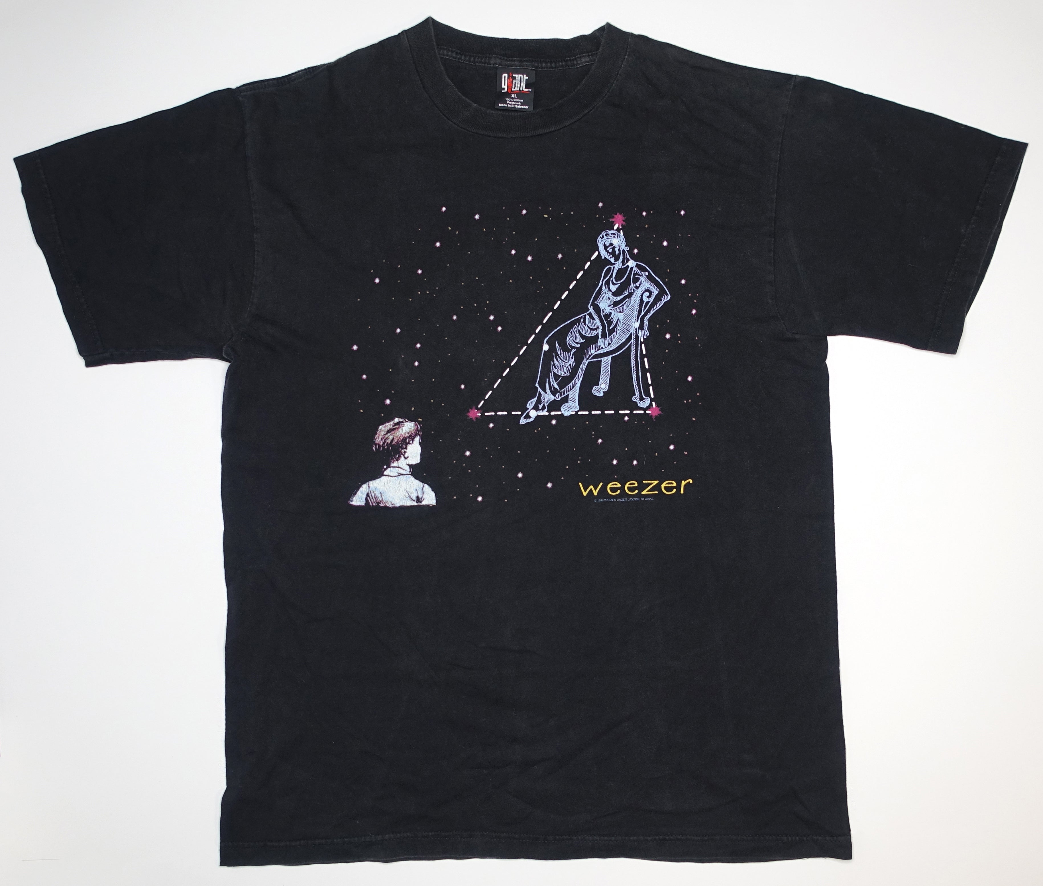 Weezer - Pink Triangle 1996 Tour Shirt Size XL