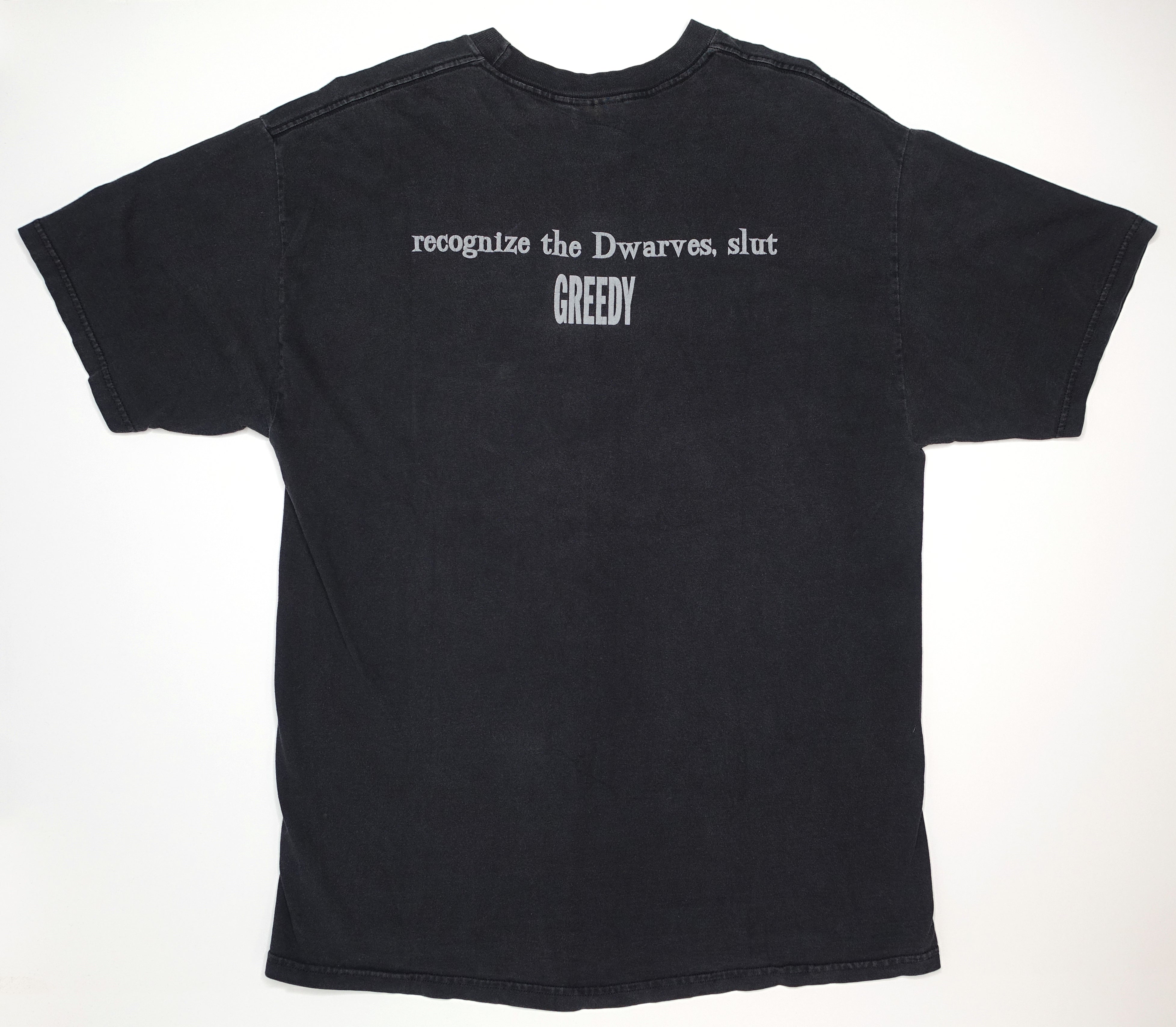 Dwarves – Recognize the Dwarves, Slut / Greedy Shirt Size Large