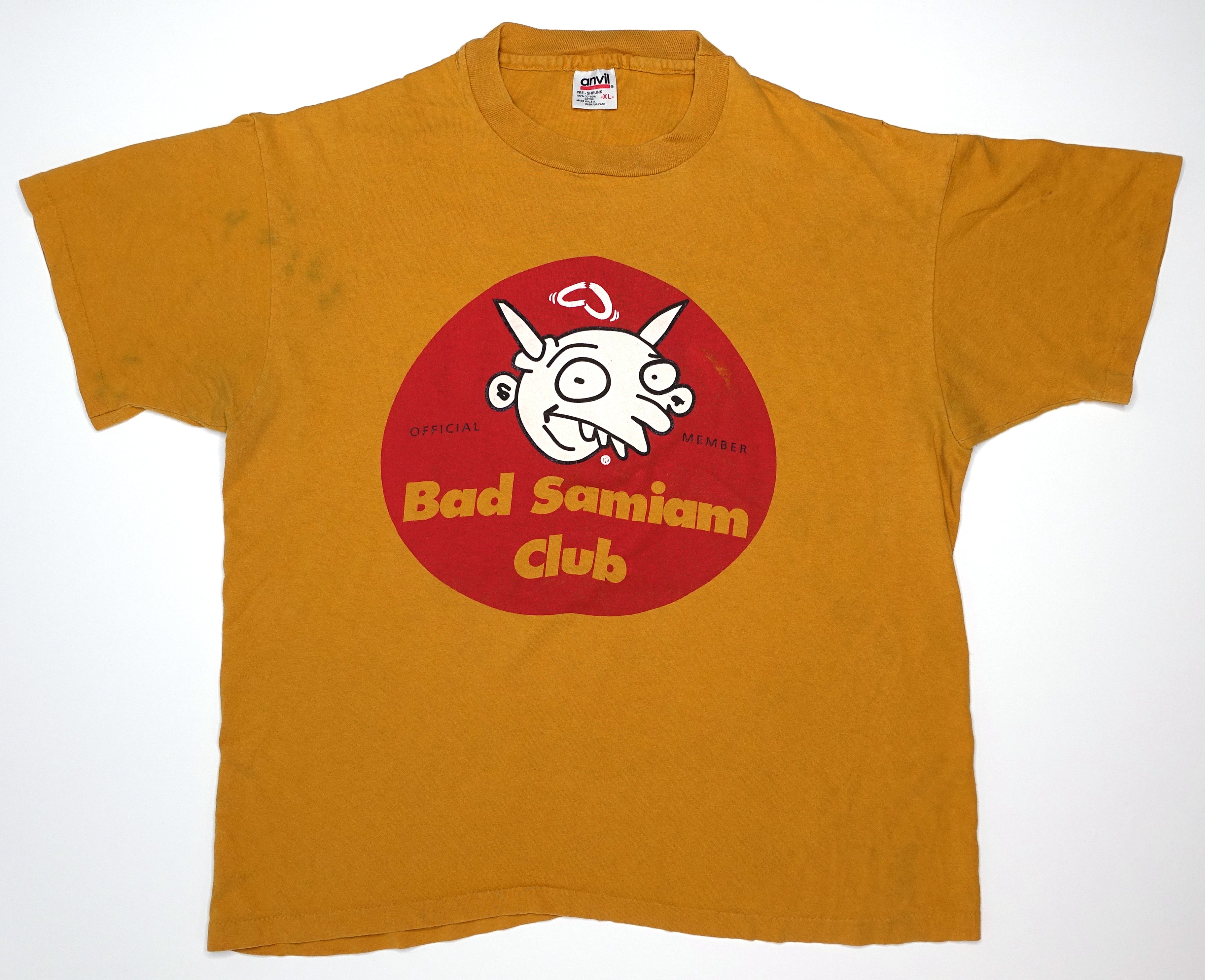 Samiam - Bad Samiam Club Official Club Member Tour Shirt Size XL