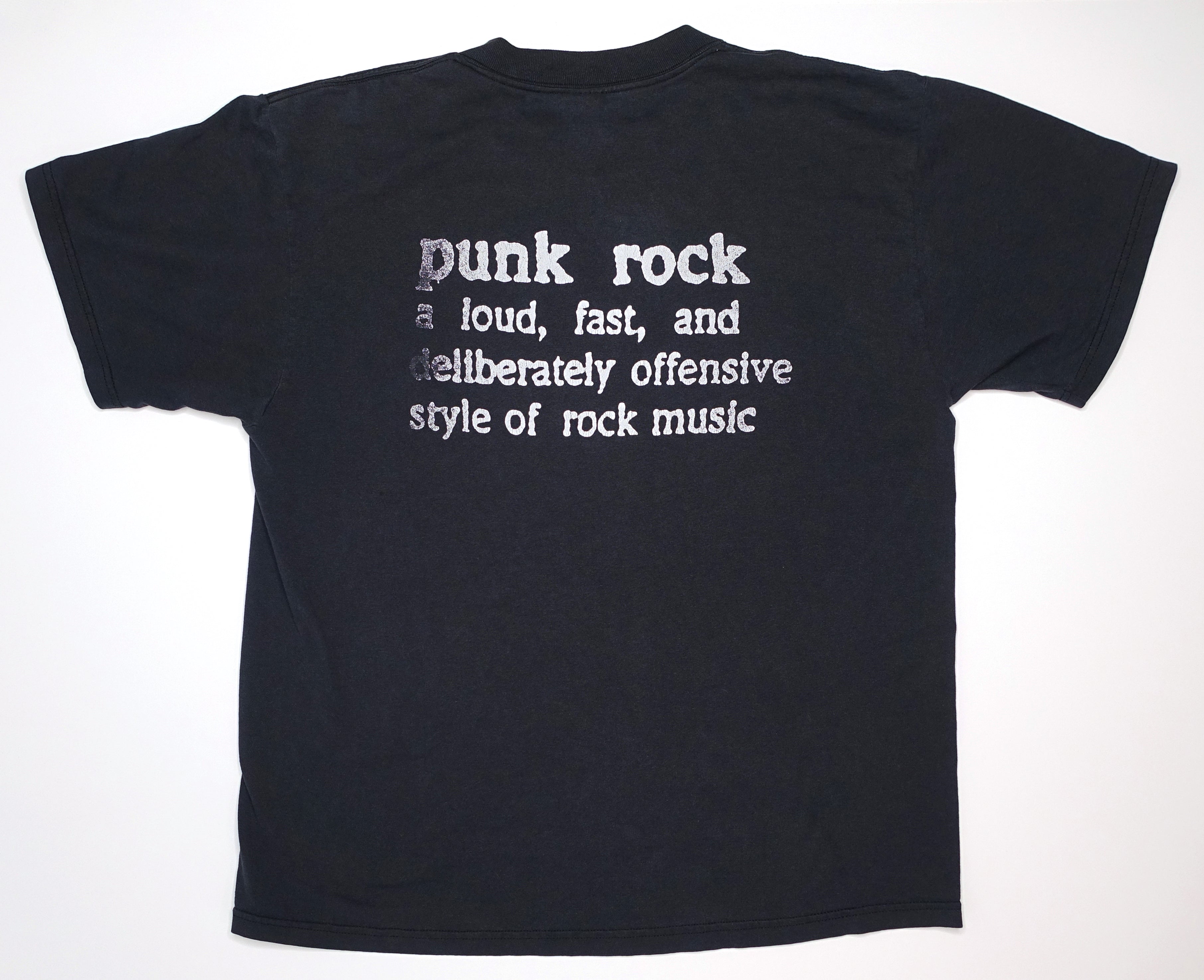 Guttermouth - Friendly People Since 1989 Tour Shirt Blue Size Large