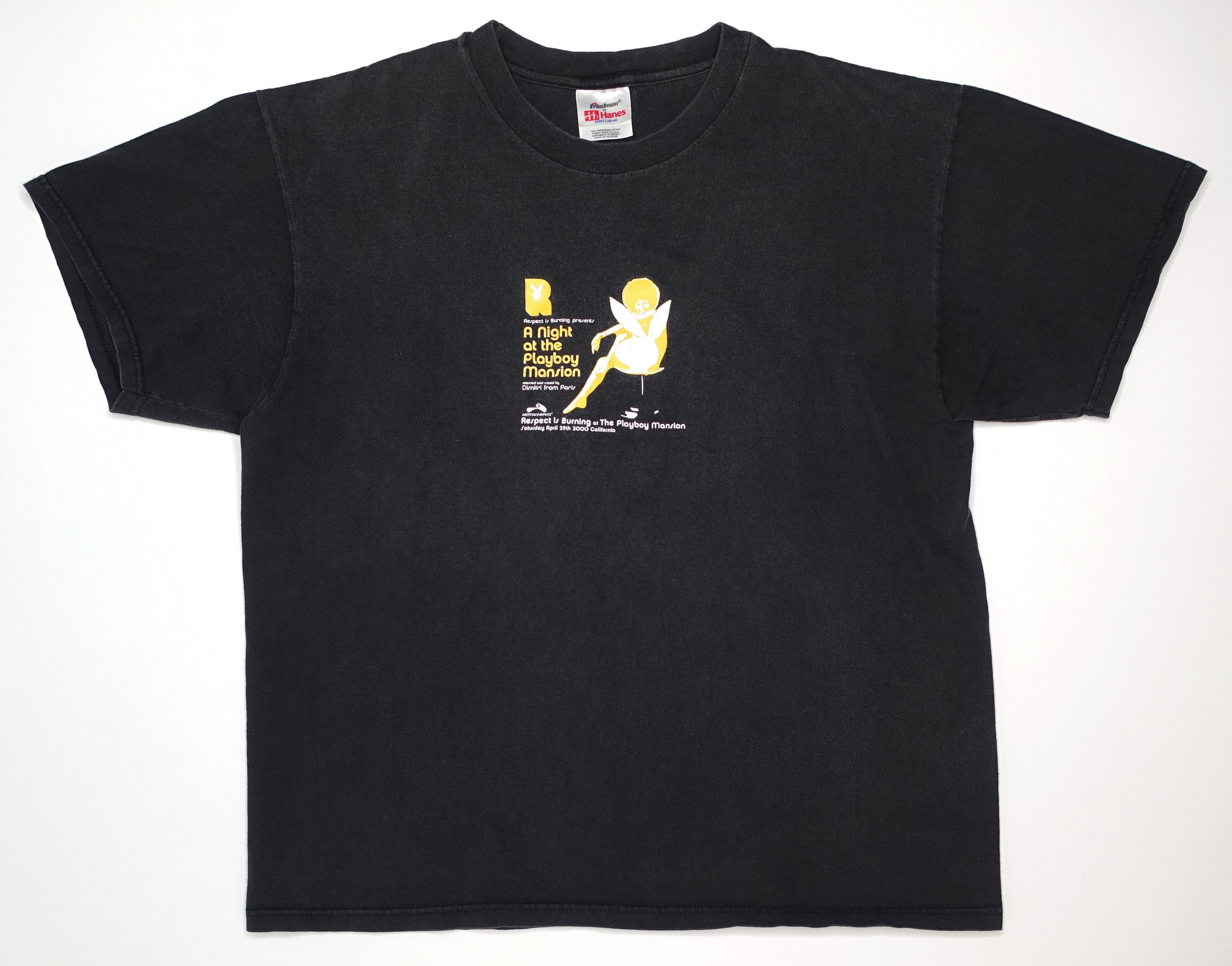 Dimitri From Paris – A Night At The Playboy Mansion 2000 Promo Only Shirt Size Large