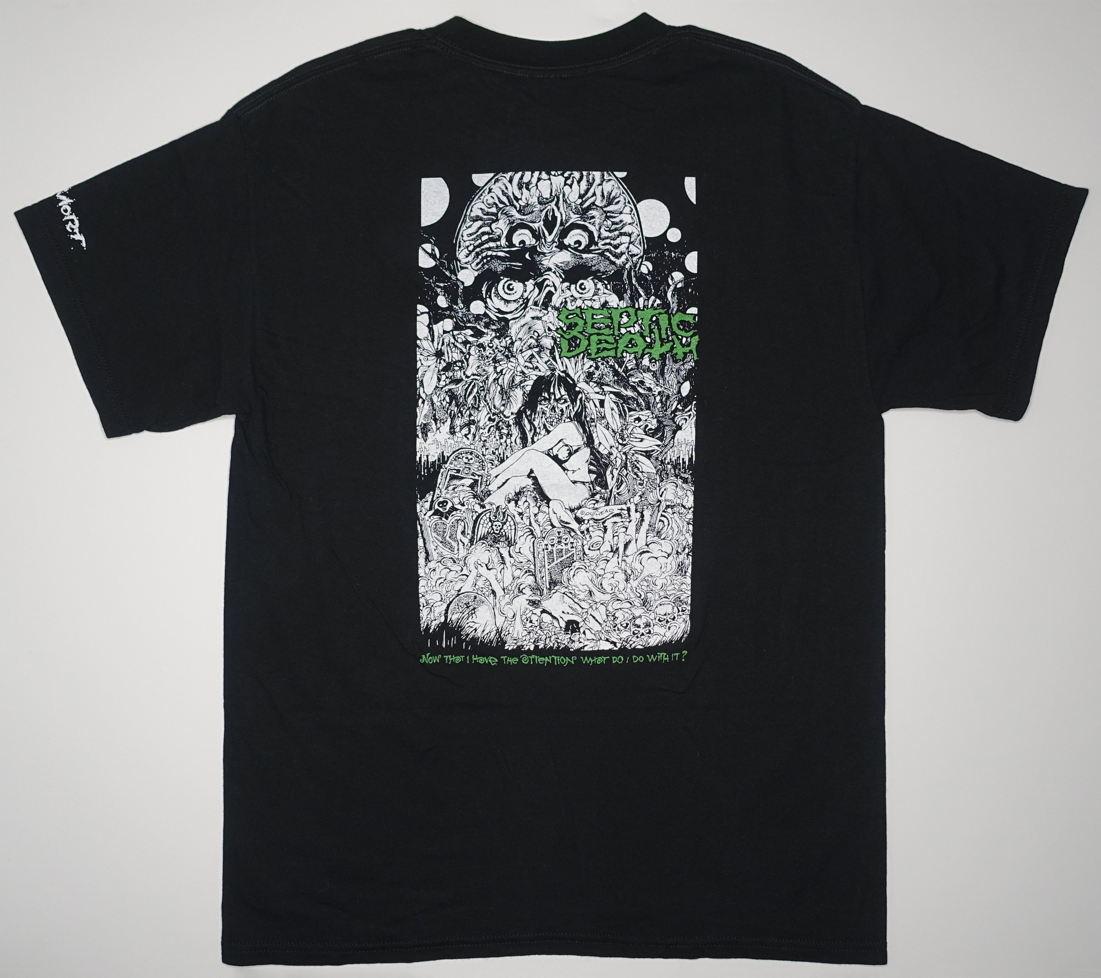 Septic Death - Now That I Have the Attention Shirt (Pushead Re-issue) Size Large