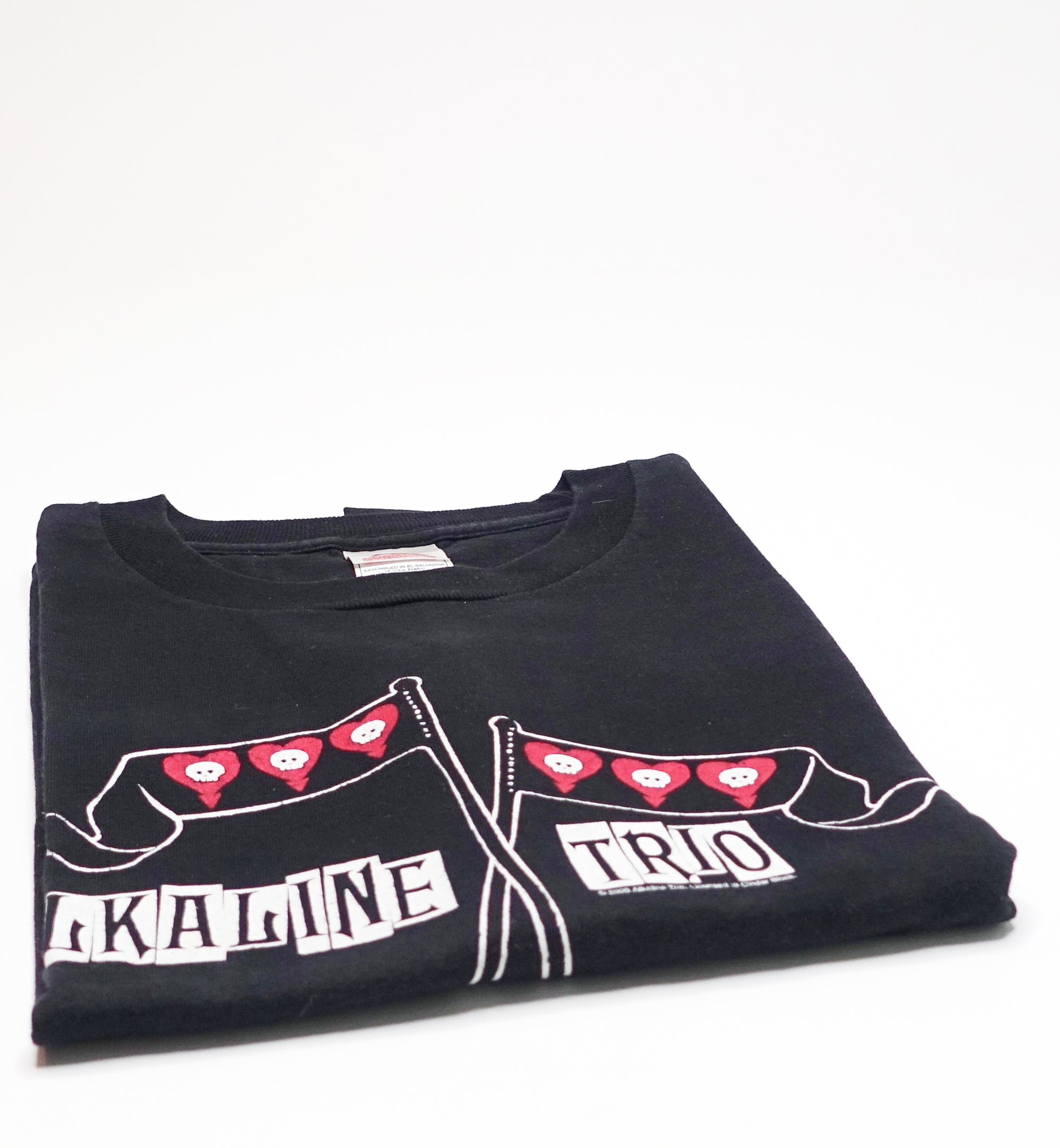 Alkaline Trio – Skull Flags 2006 Crimson Tour Shirt Size Large